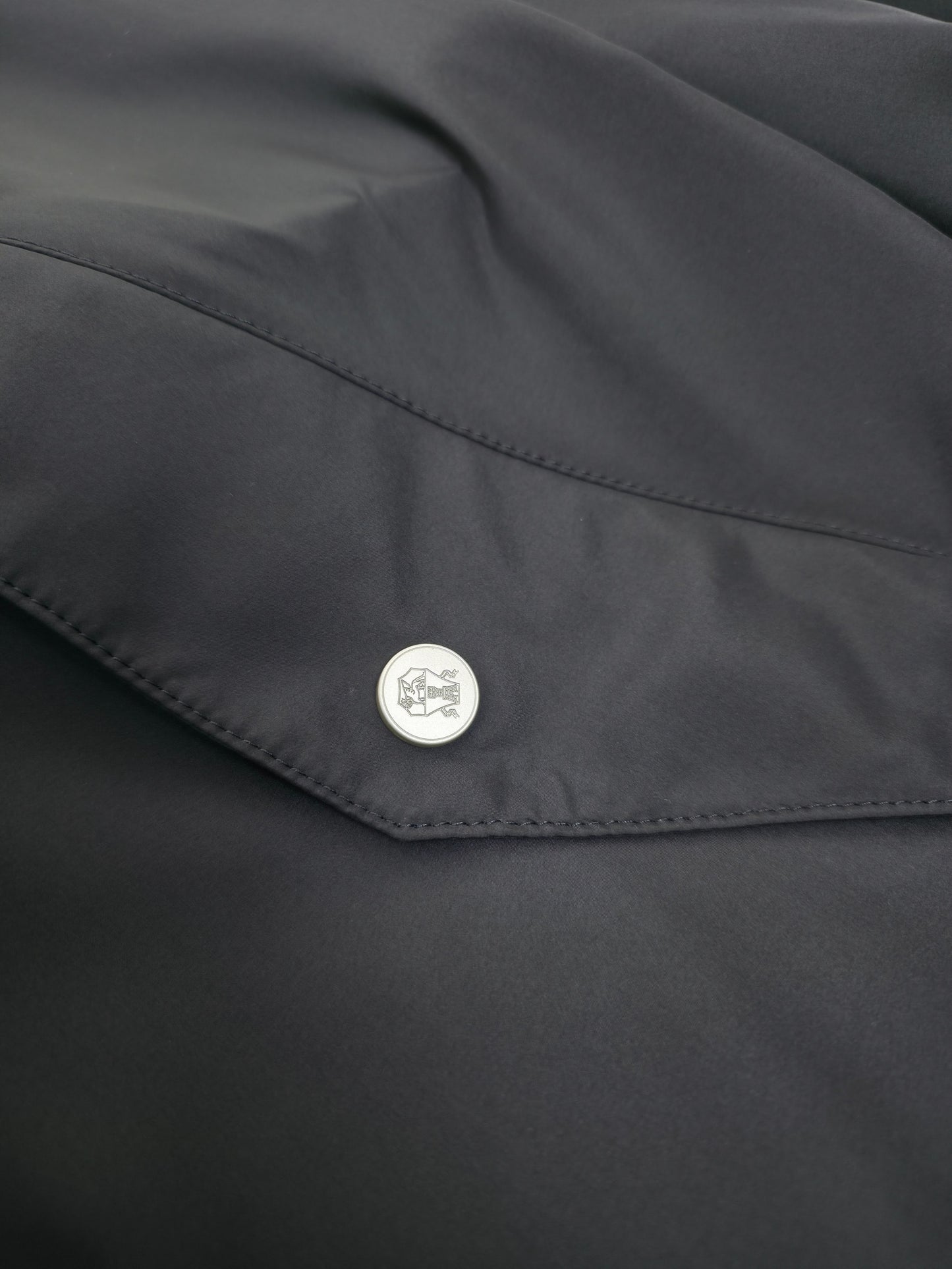 Black and Navy blue Jacket - FashionHype.xyz