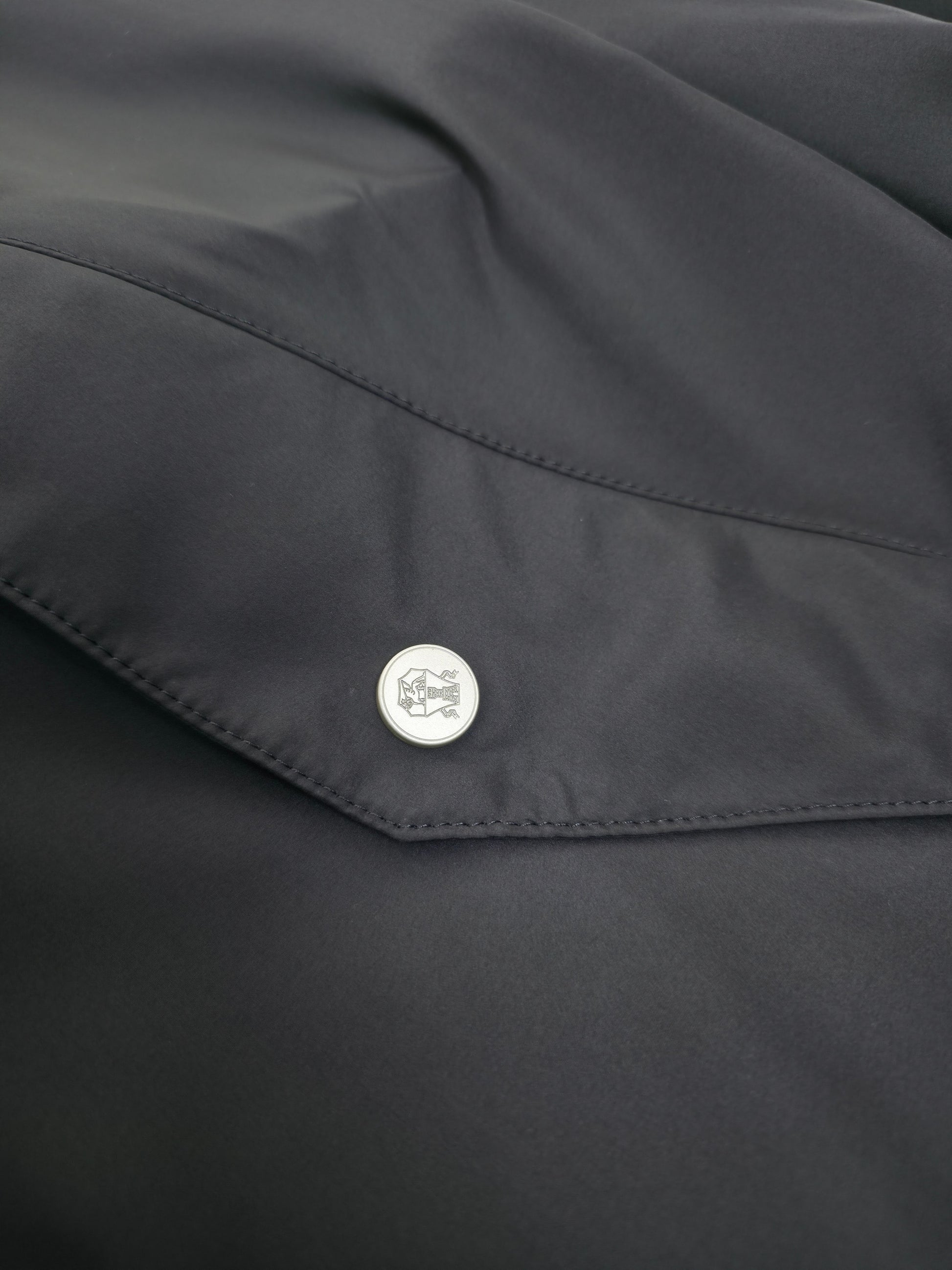 Black and Navy blue Jacket - FashionHype.xyz
