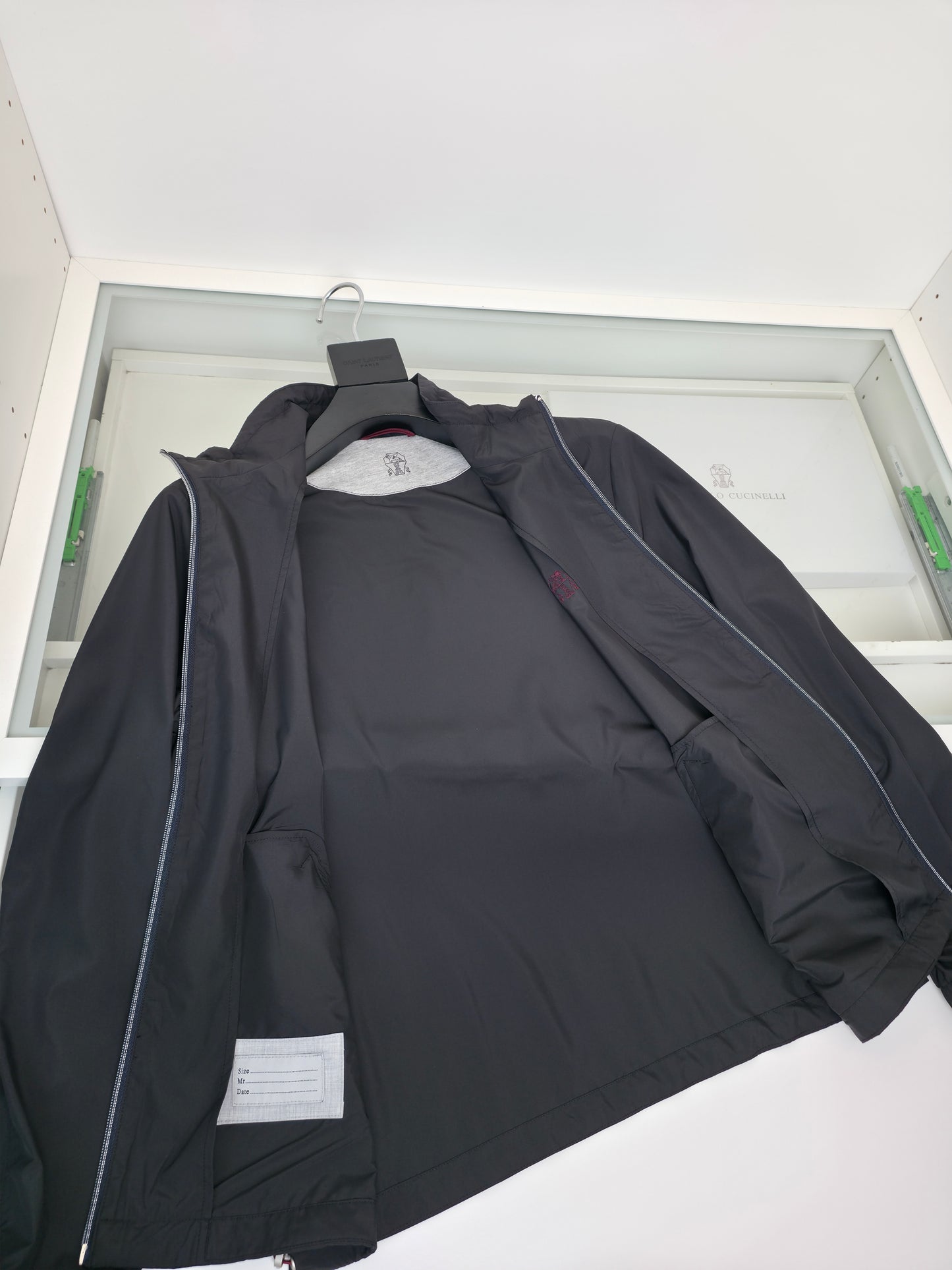 Black and Navy blue Jacket - FashionHype.xyz
