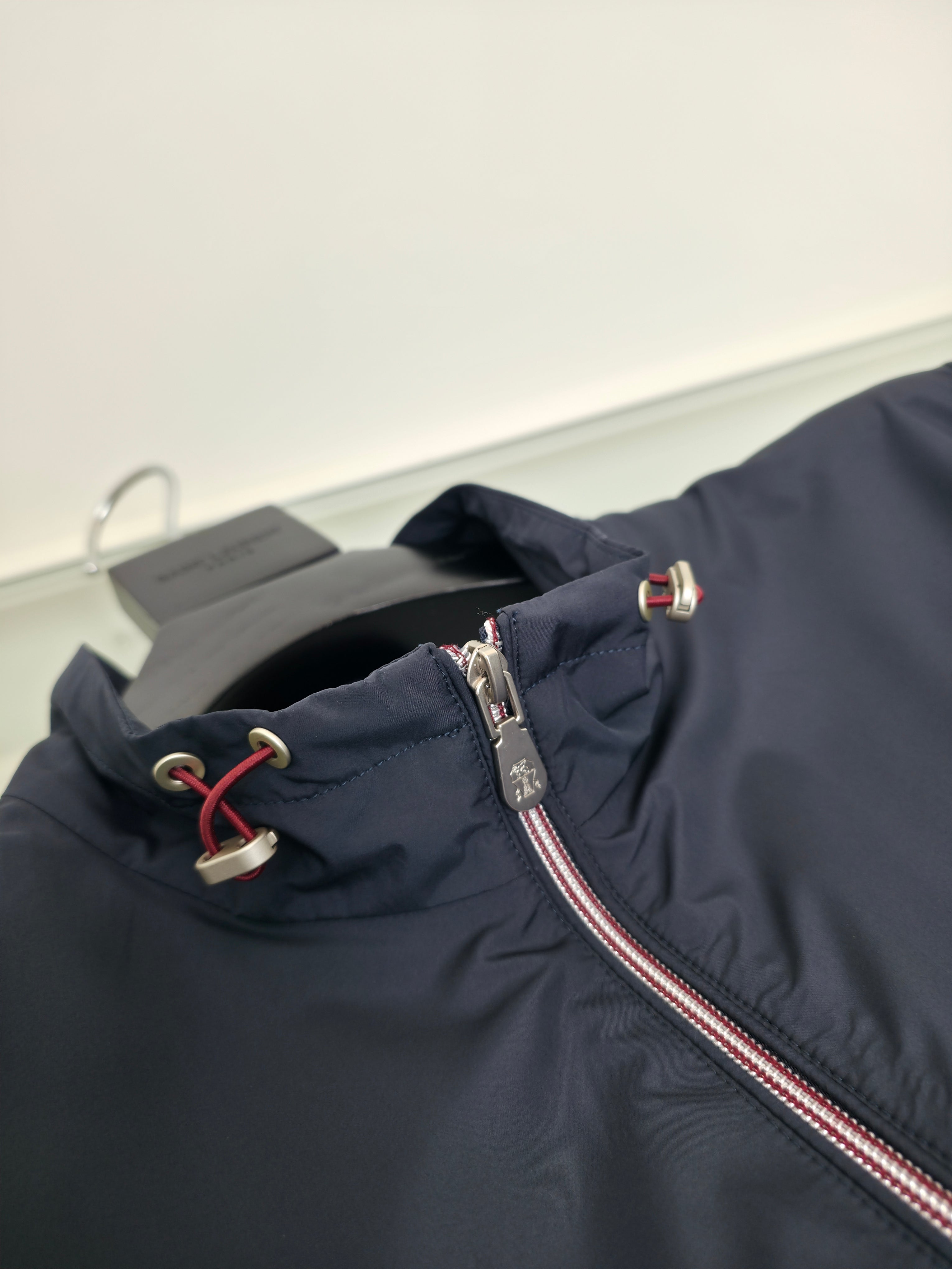 Black and Navy blue Jacket - FashionHype.xyz