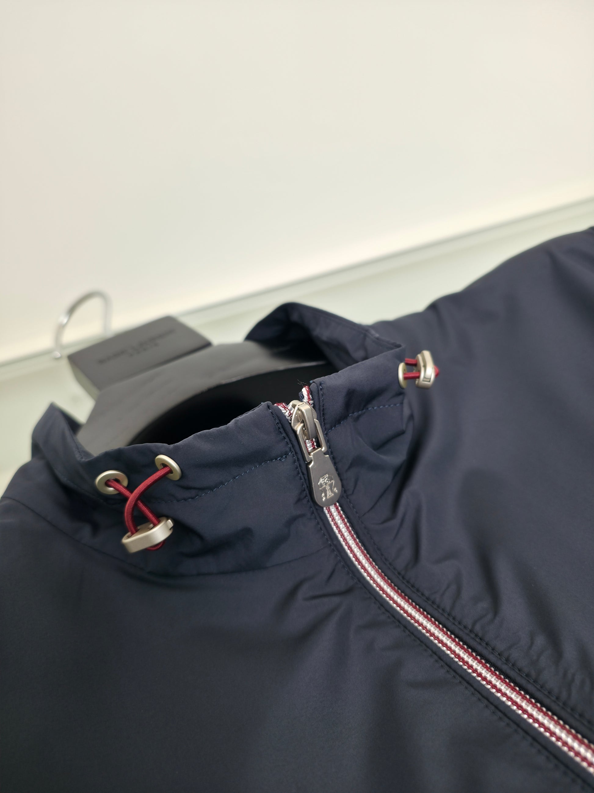 Black and Navy blue Jacket - FashionHype.xyz
