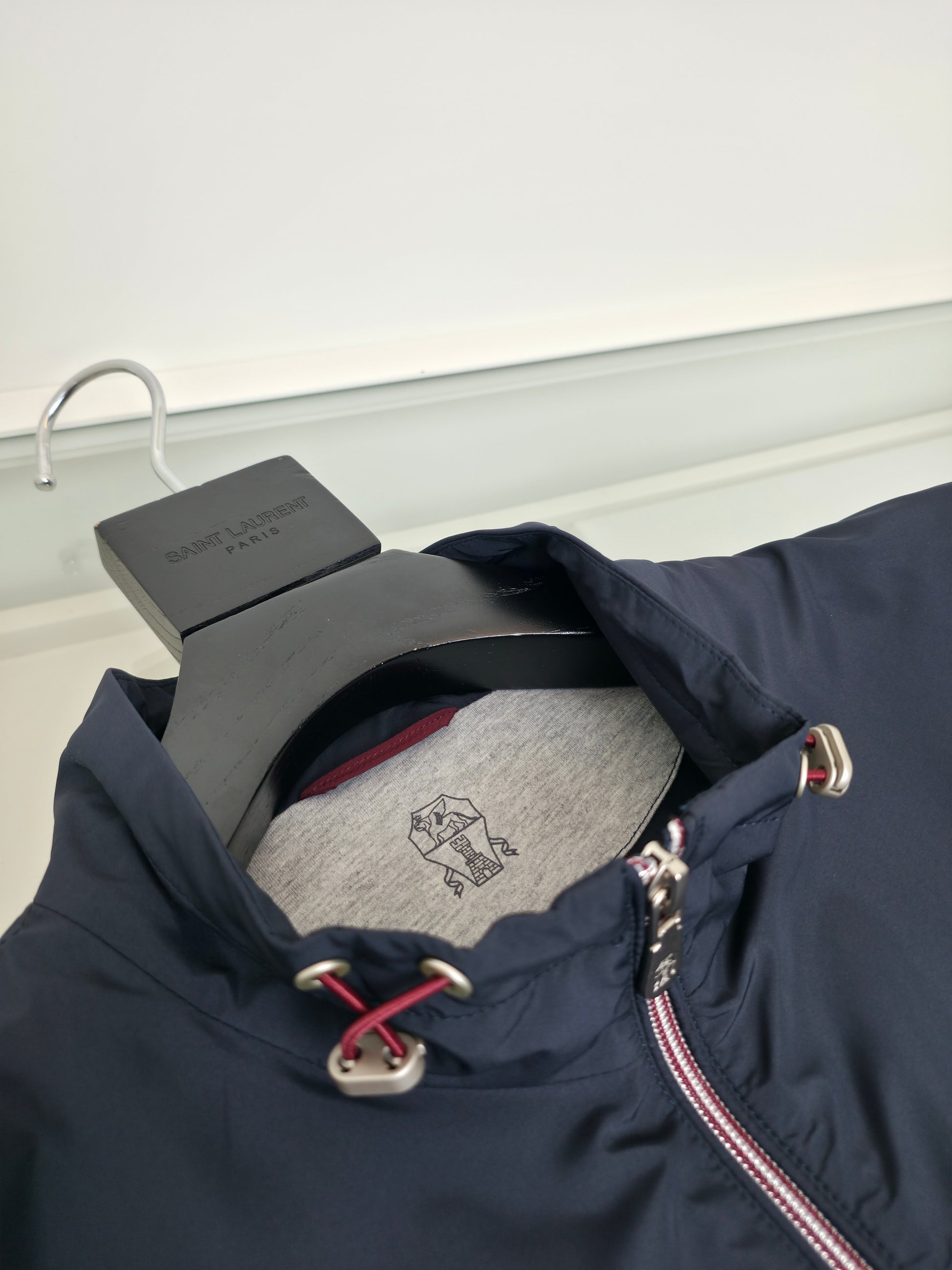 Black and Navy blue Jacket - FashionHype.xyz