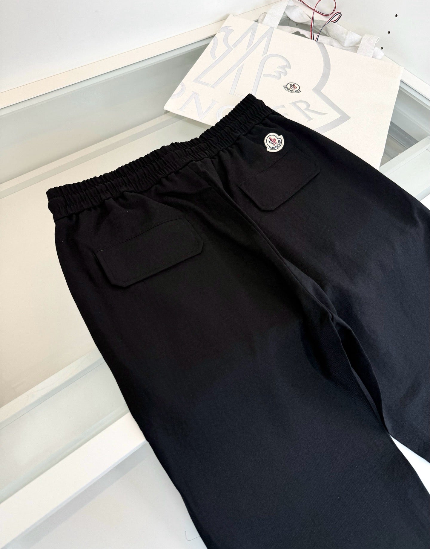 Black, Beige and Dark grey Pant