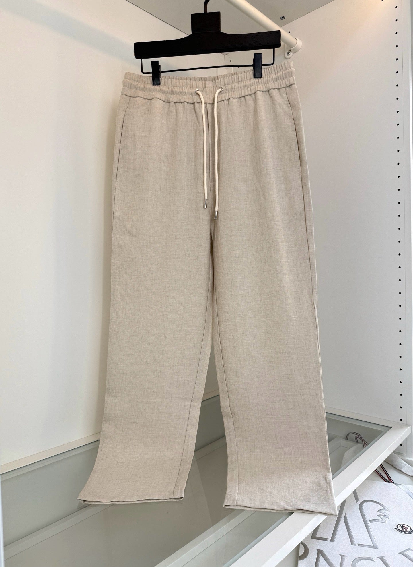 Black, Beige and Dark grey Pant