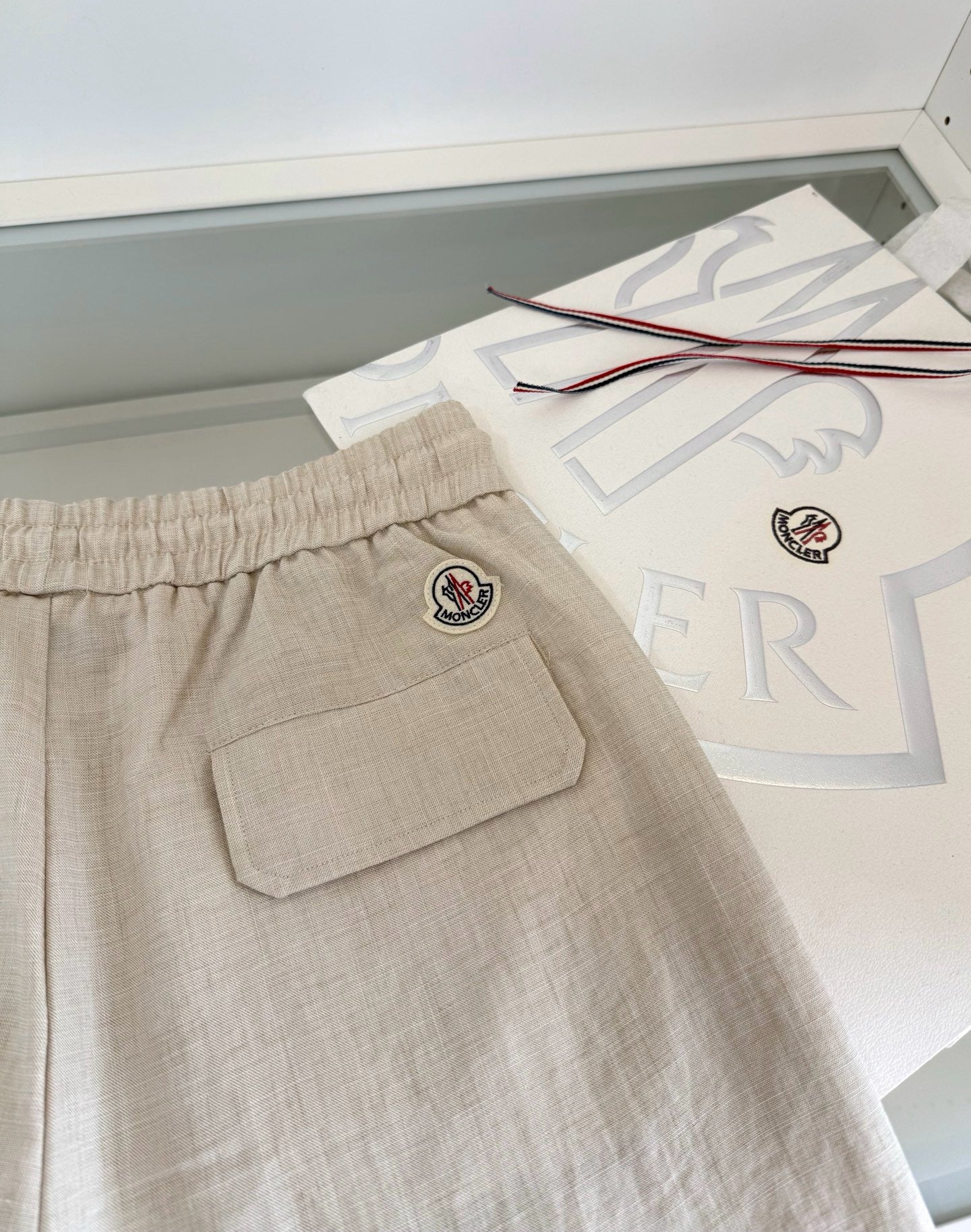 Black, Beige and Dark grey Pant