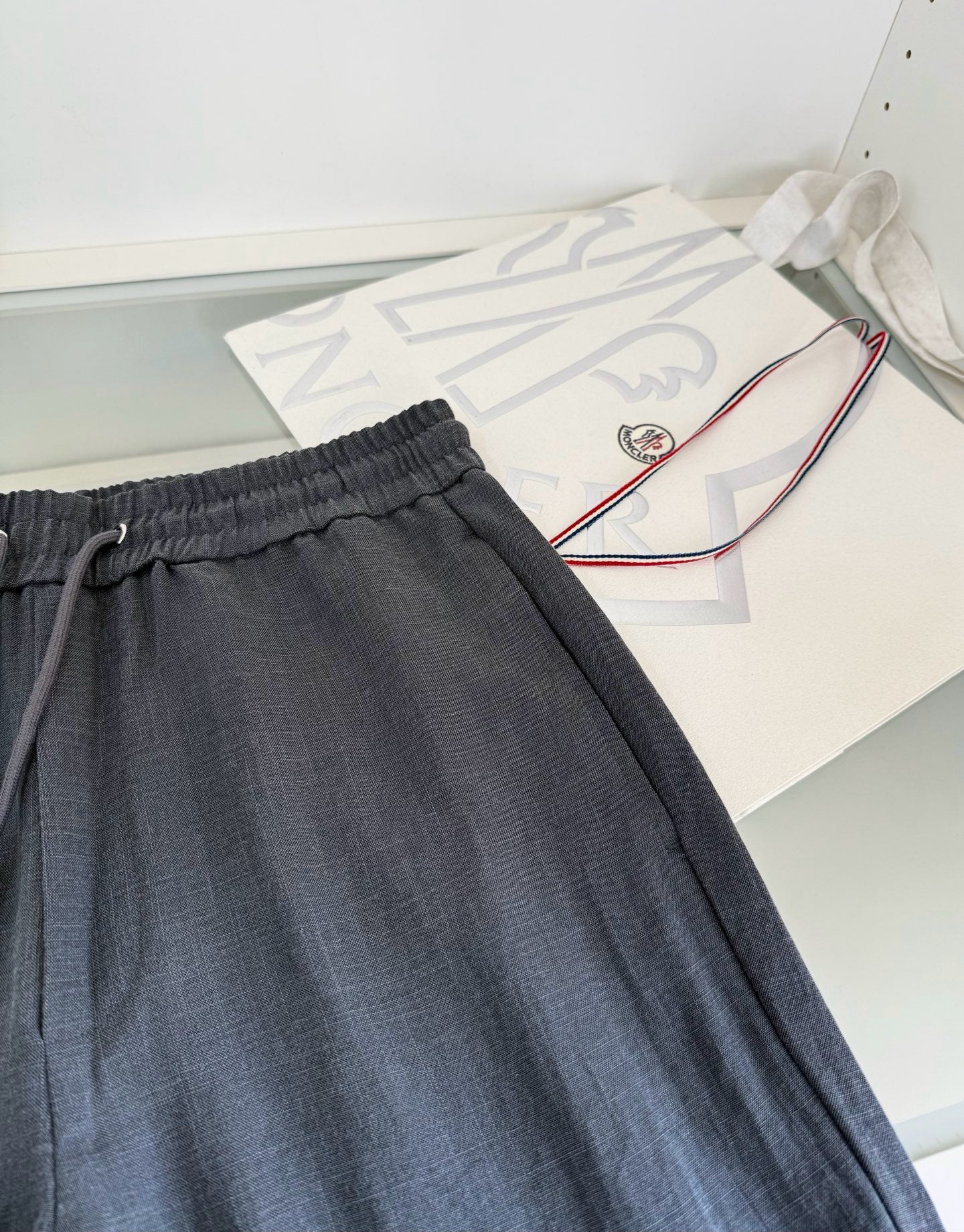 Black, Beige and Dark grey Pant