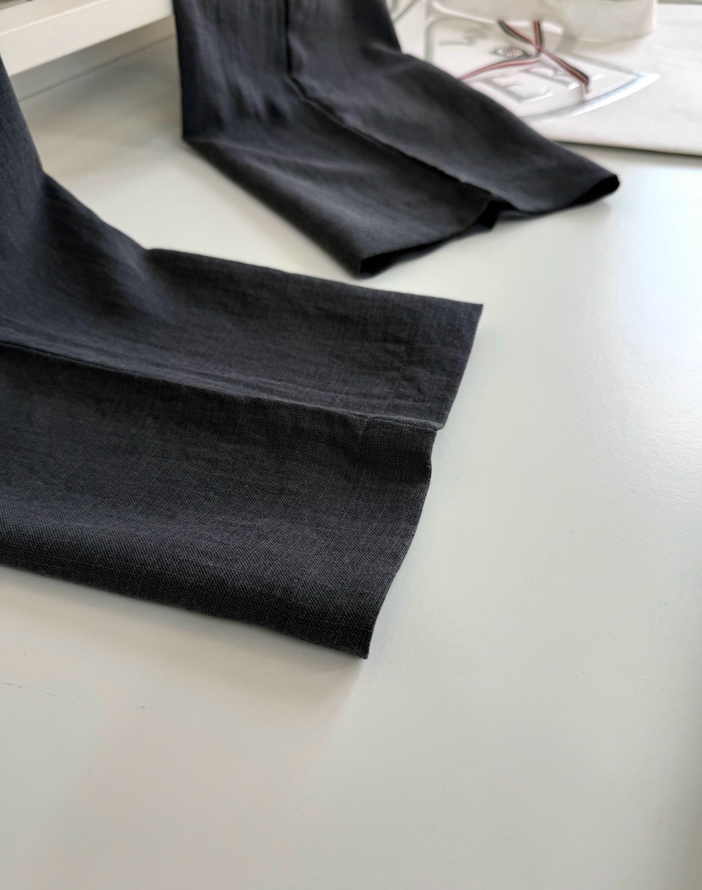 Black, Beige and Dark grey Pant