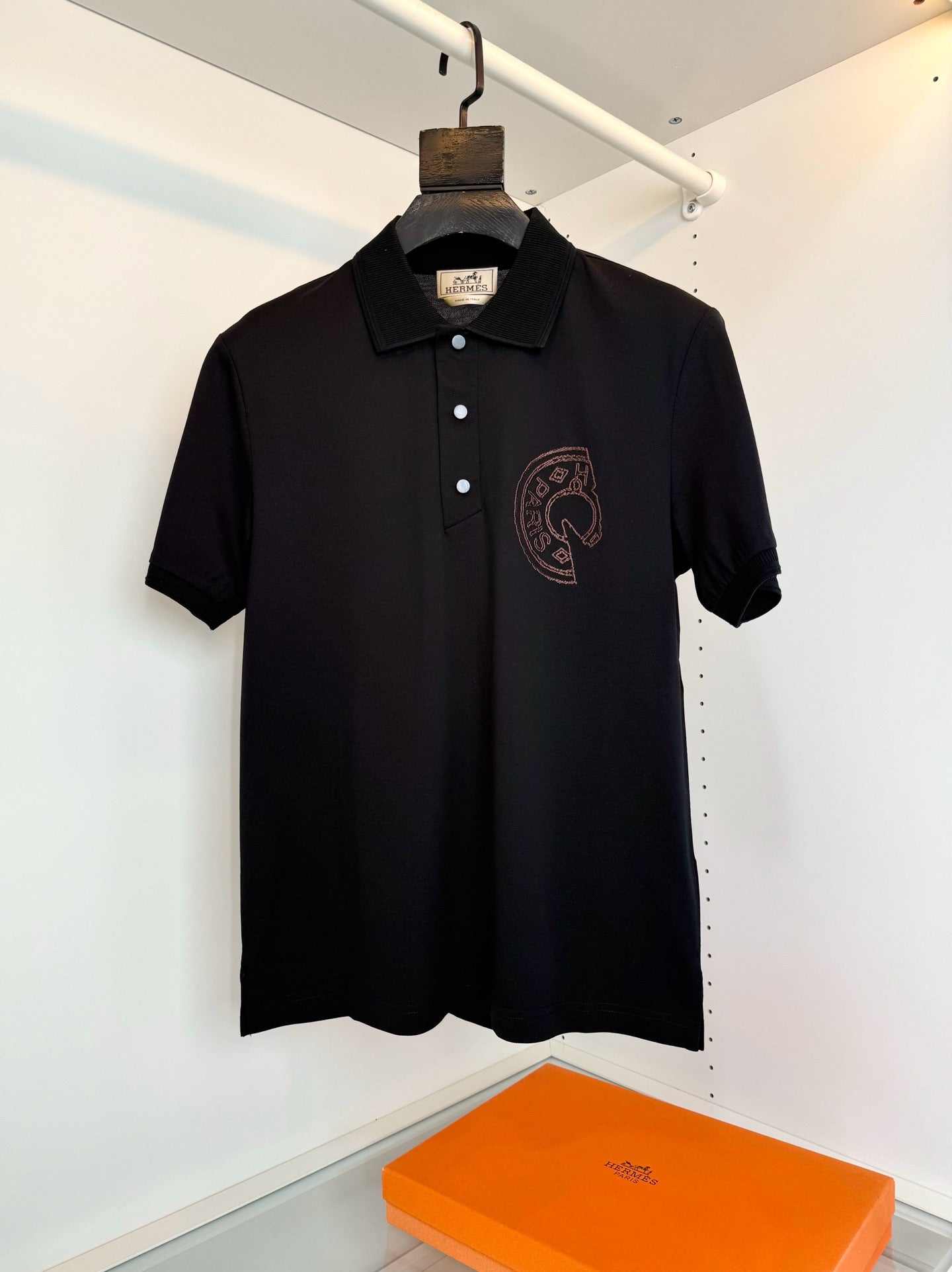 Black and Grey Polo