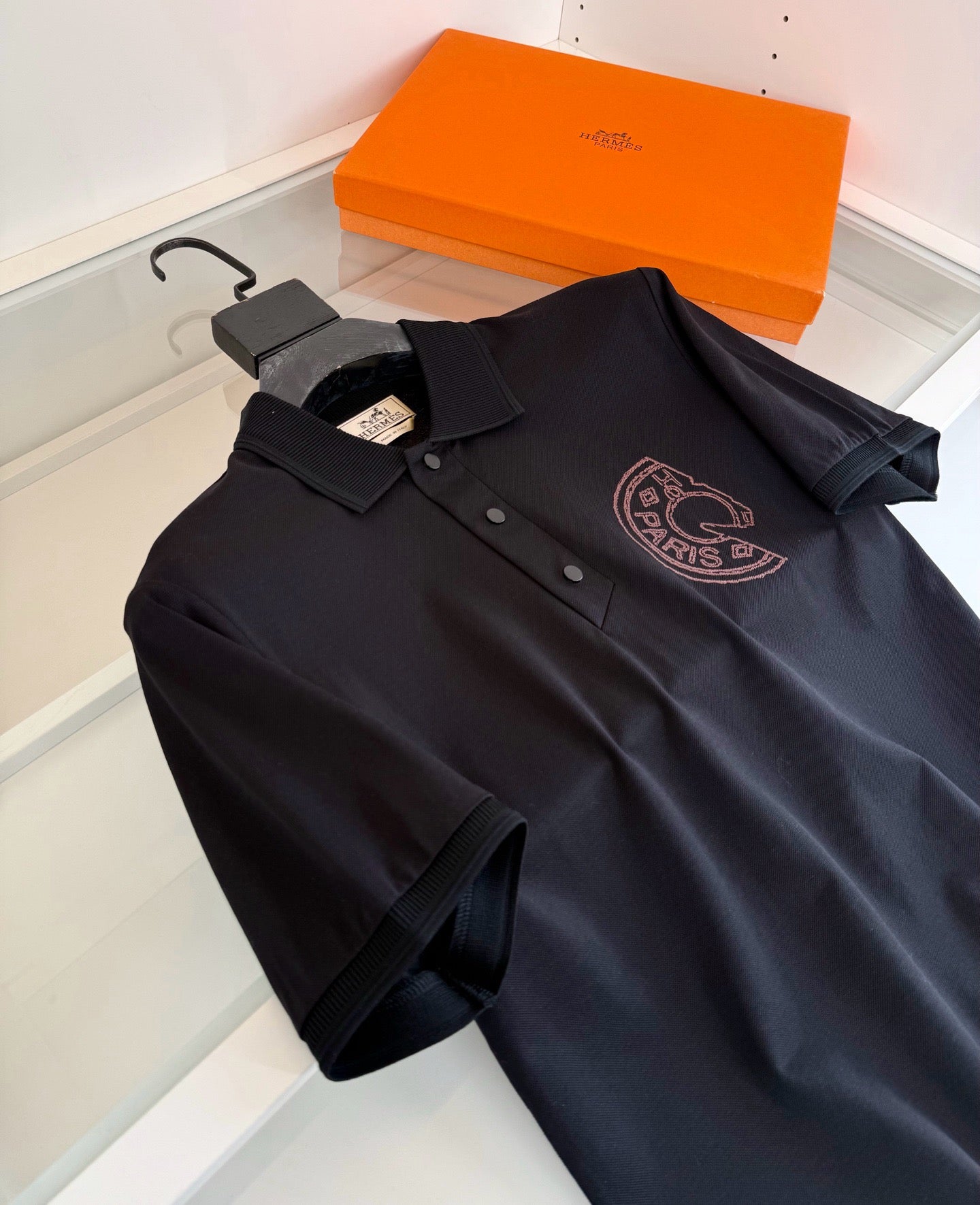 Black and Grey Polo