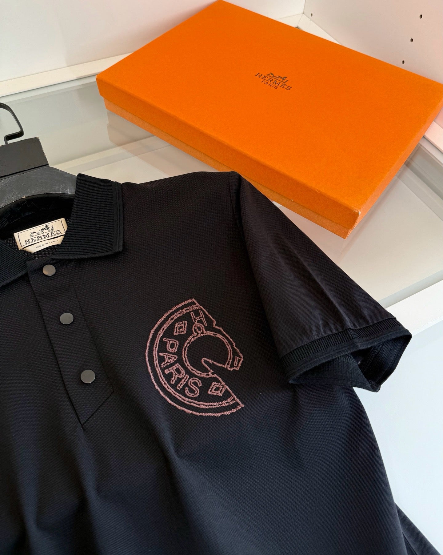 Black and Grey Polo