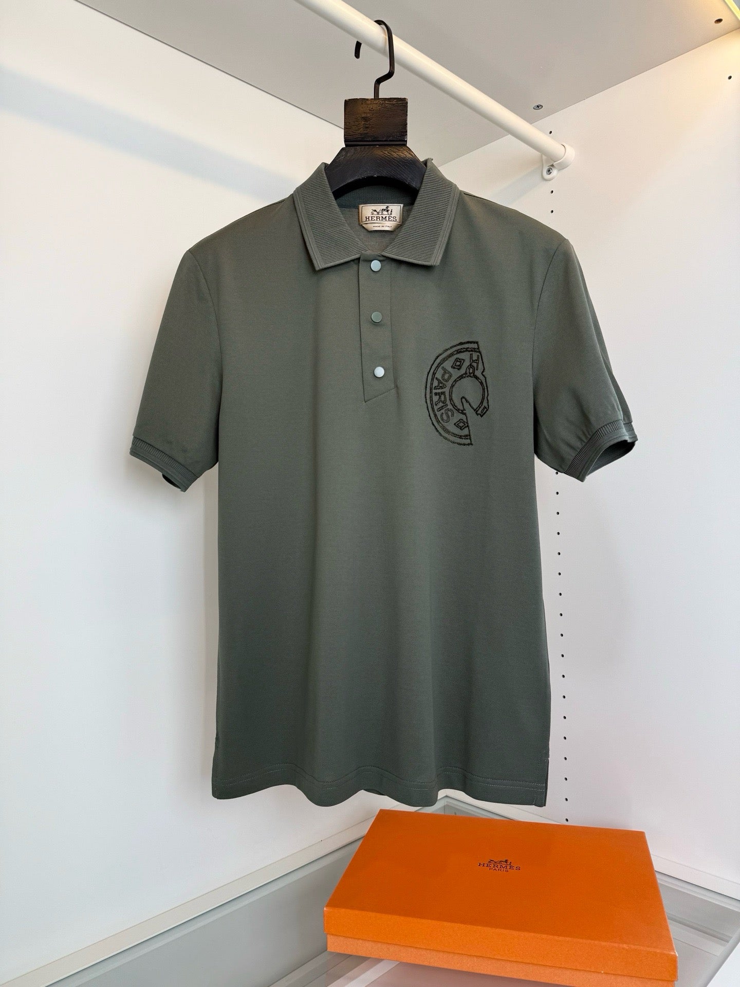 Black and Grey Polo