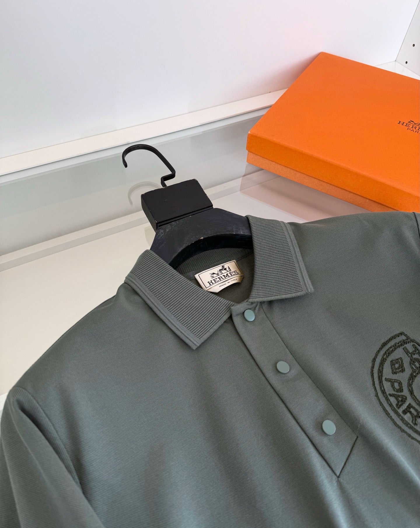 Black and Grey Polo