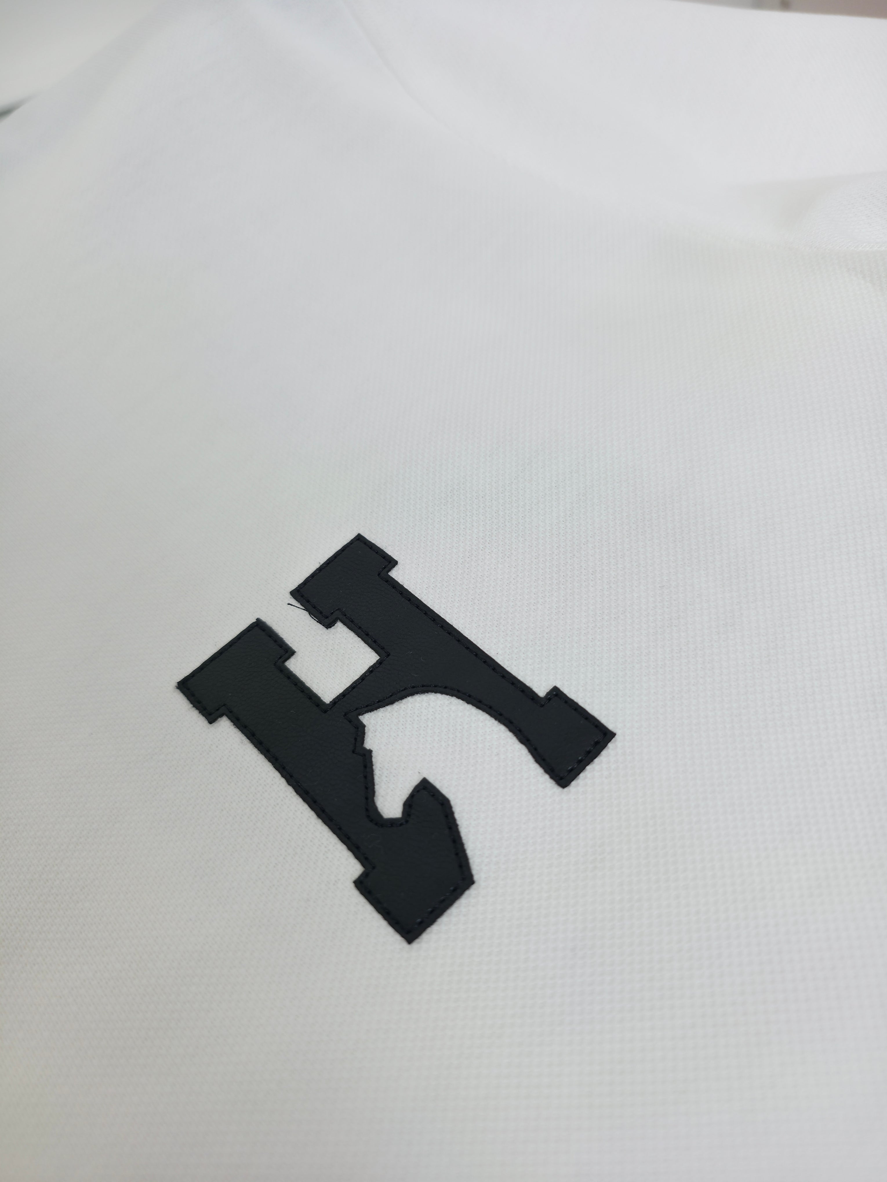 White, Orange and Black Polo - FashionHype.xyz