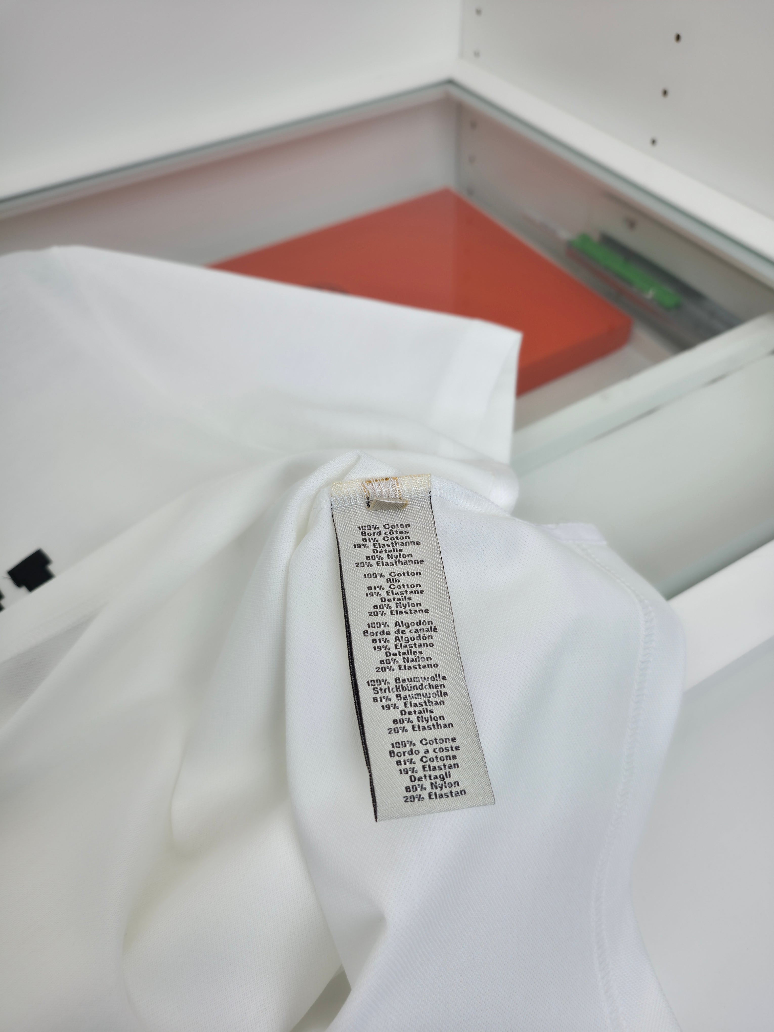 White, Orange and Black Polo - FashionHype.xyz