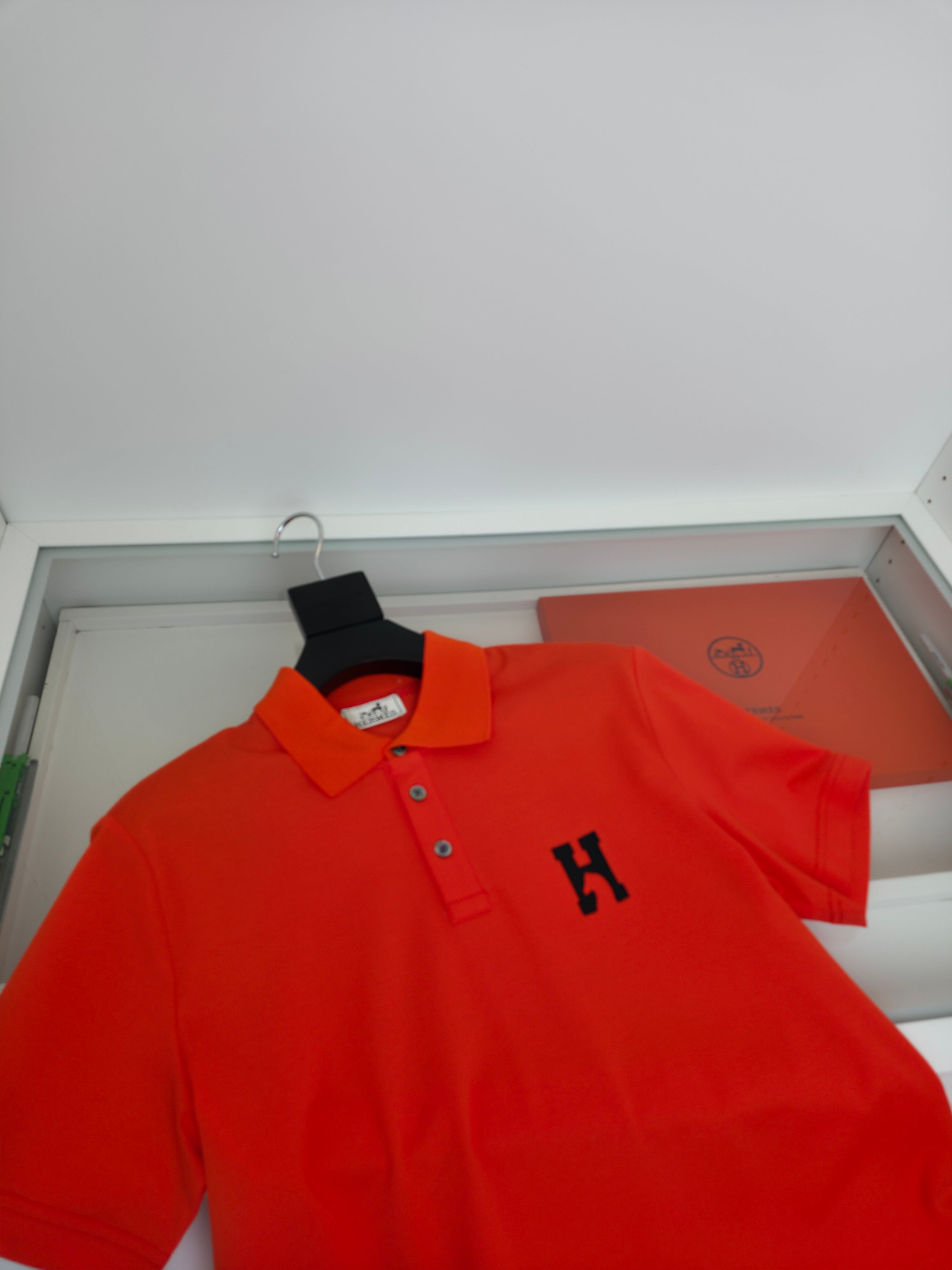 White, Orange and Black Polo - FashionHype.xyz