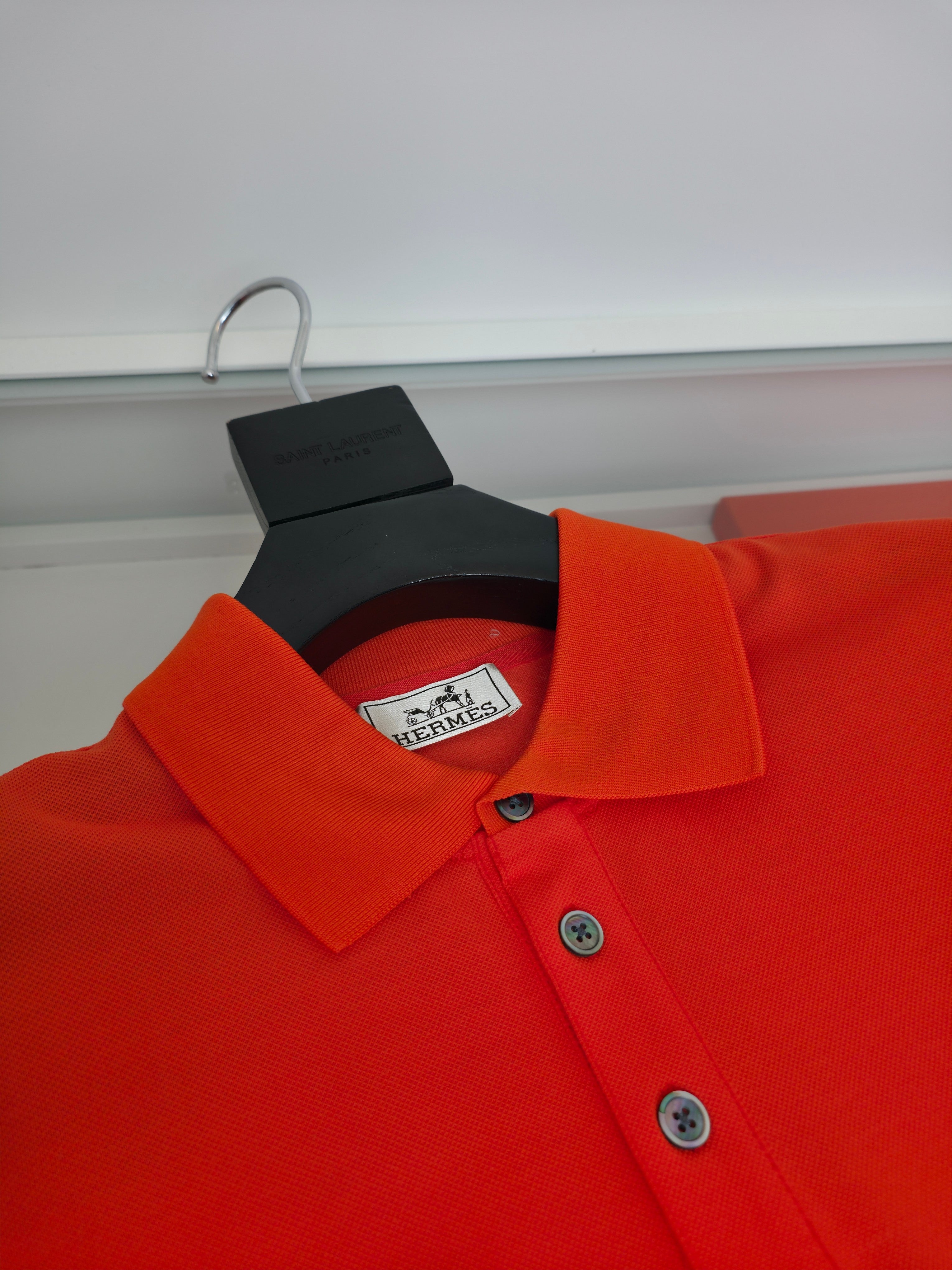 White, Orange and Black Polo - FashionHype.xyz
