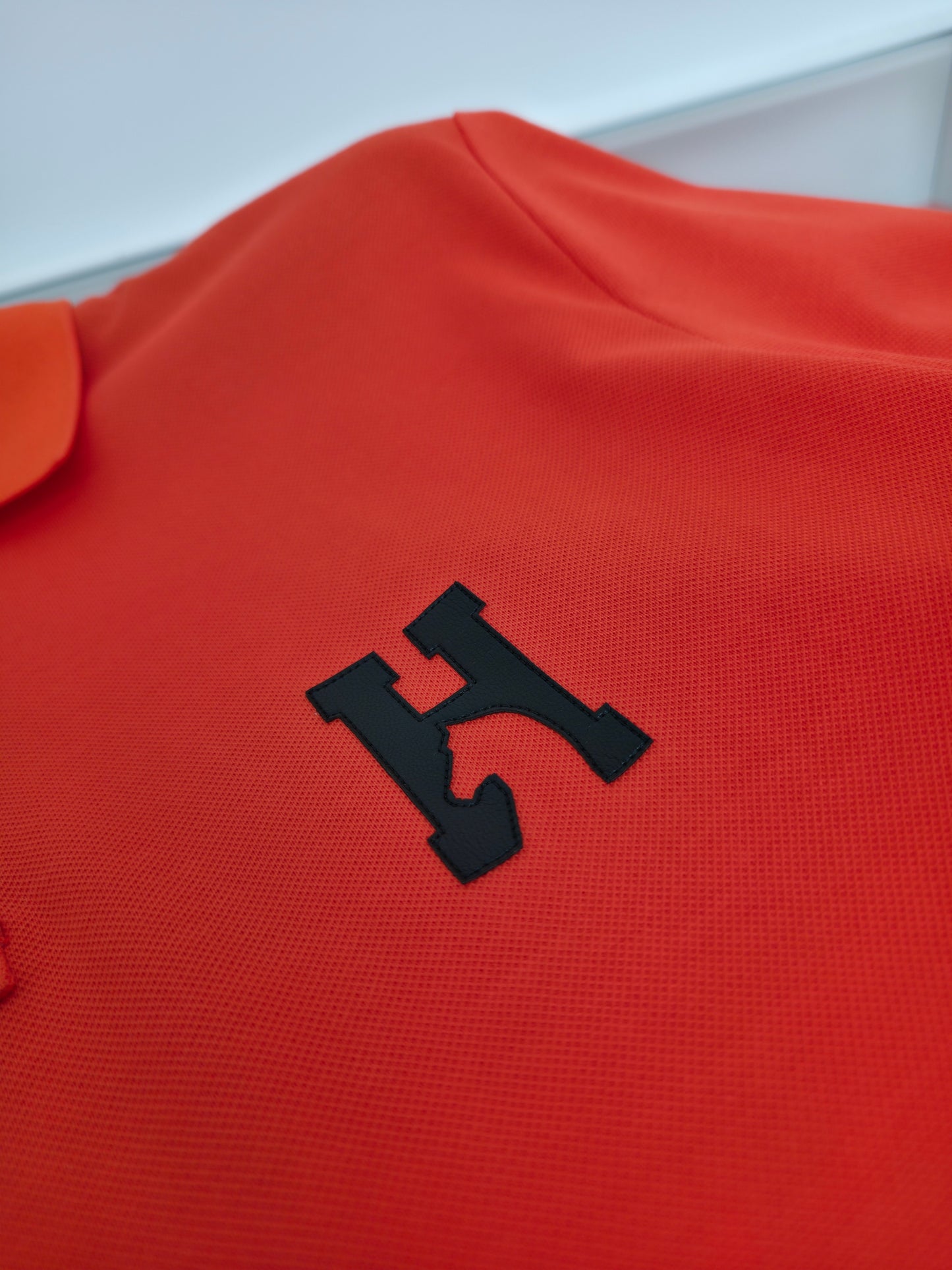 White, Orange and Black Polo - FashionHype.xyz