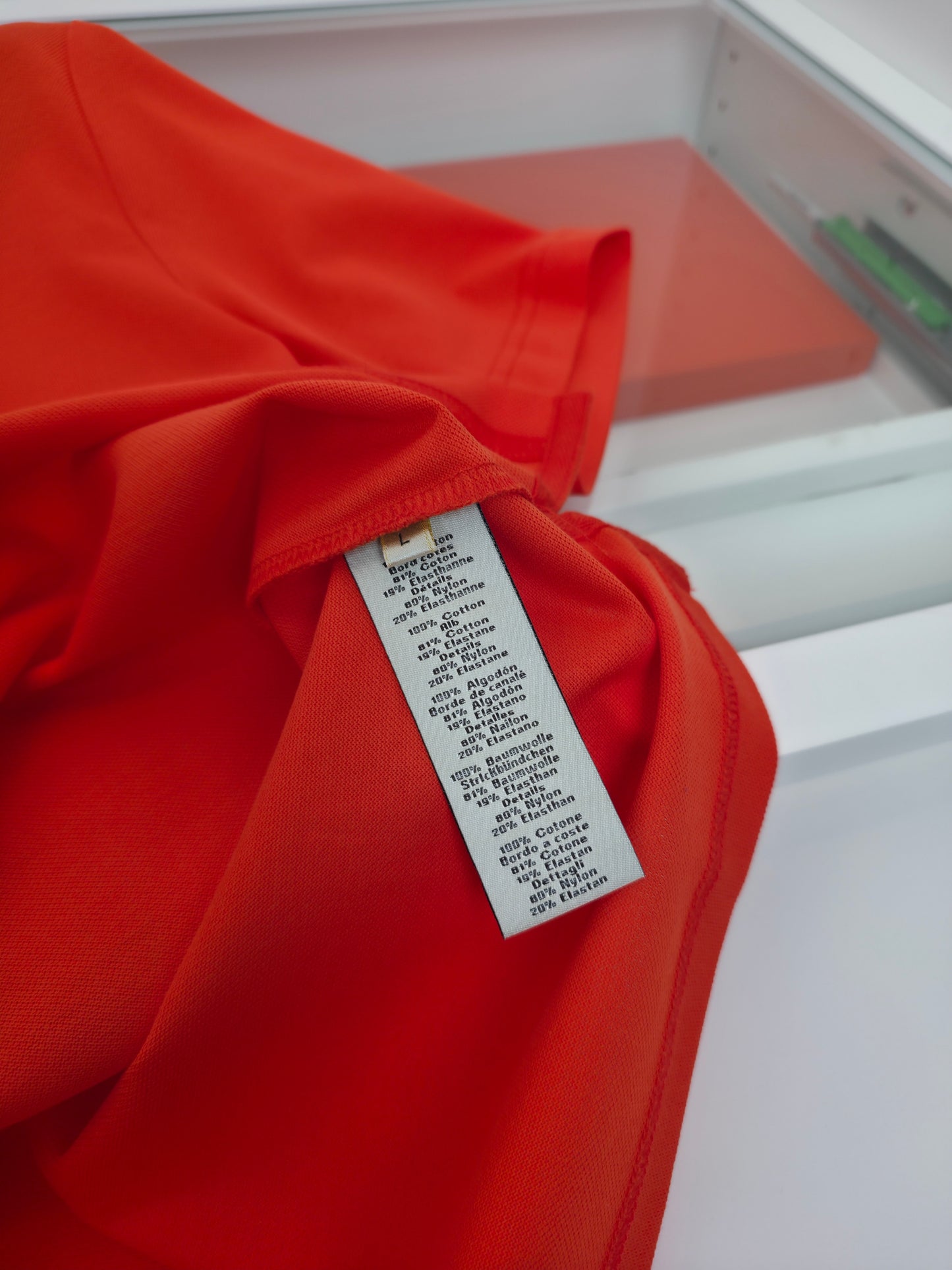 White, Orange and Black Polo - FashionHype.xyz