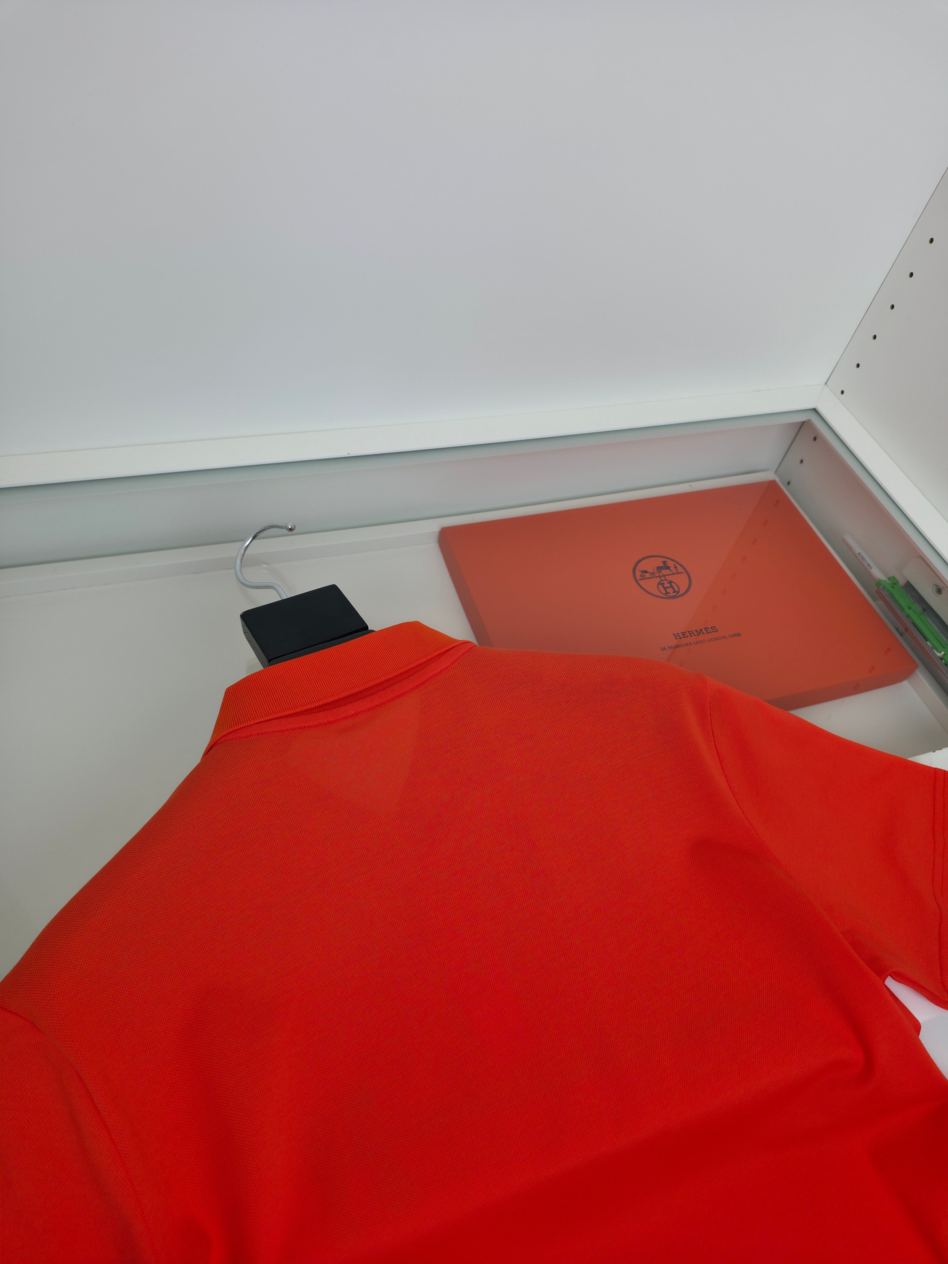 White, Orange and Black Polo - FashionHype.xyz