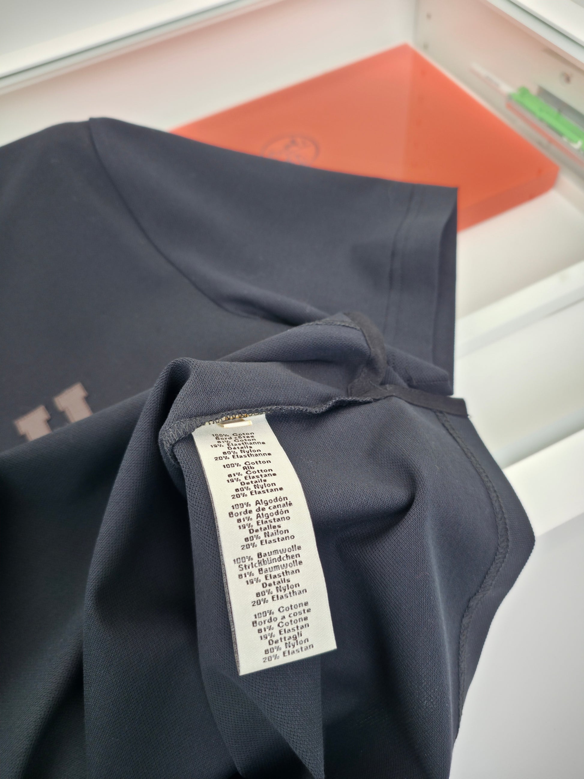 White, Orange and Black Polo - FashionHype.xyz