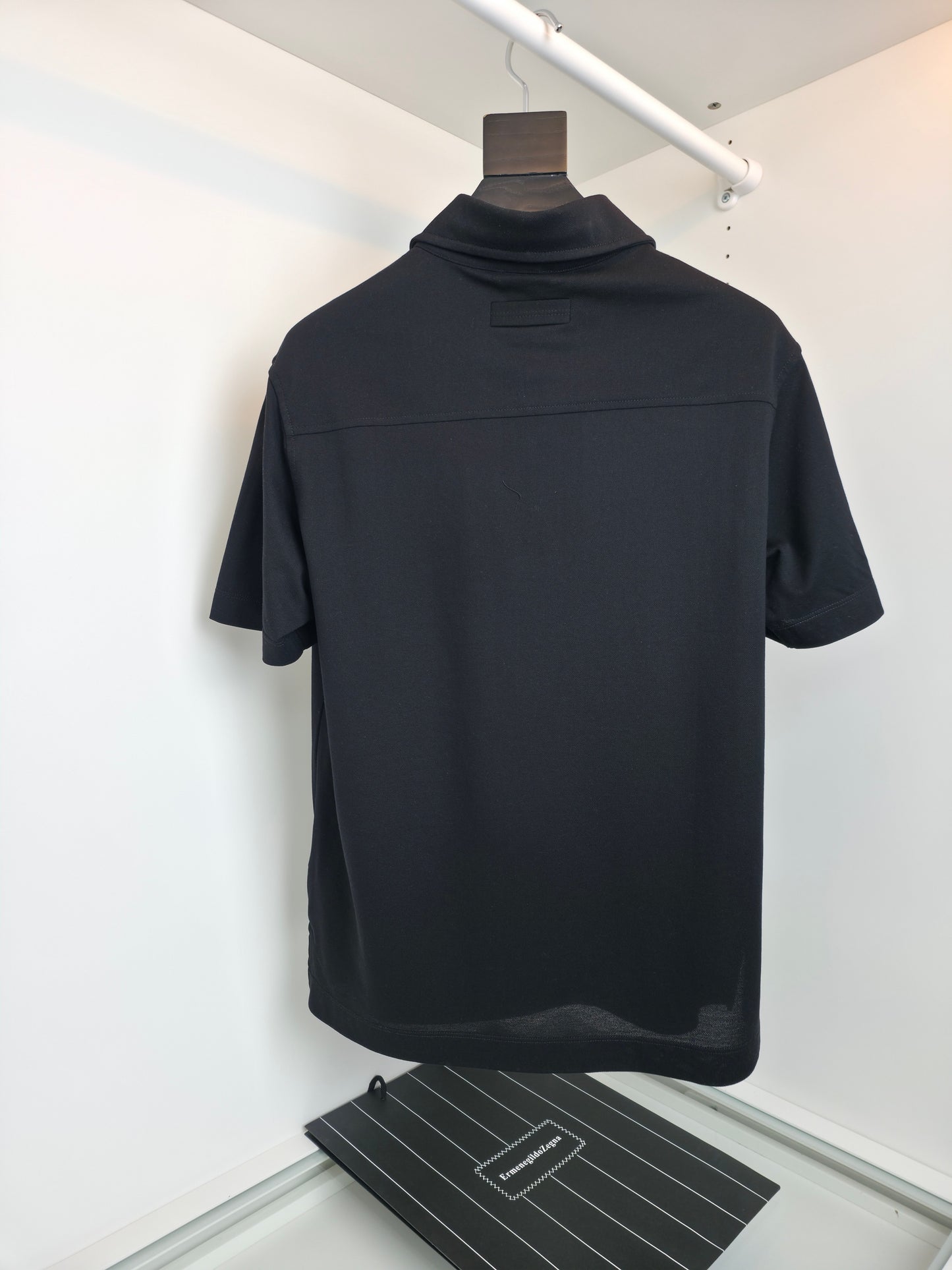 Grey, Black and White Polo