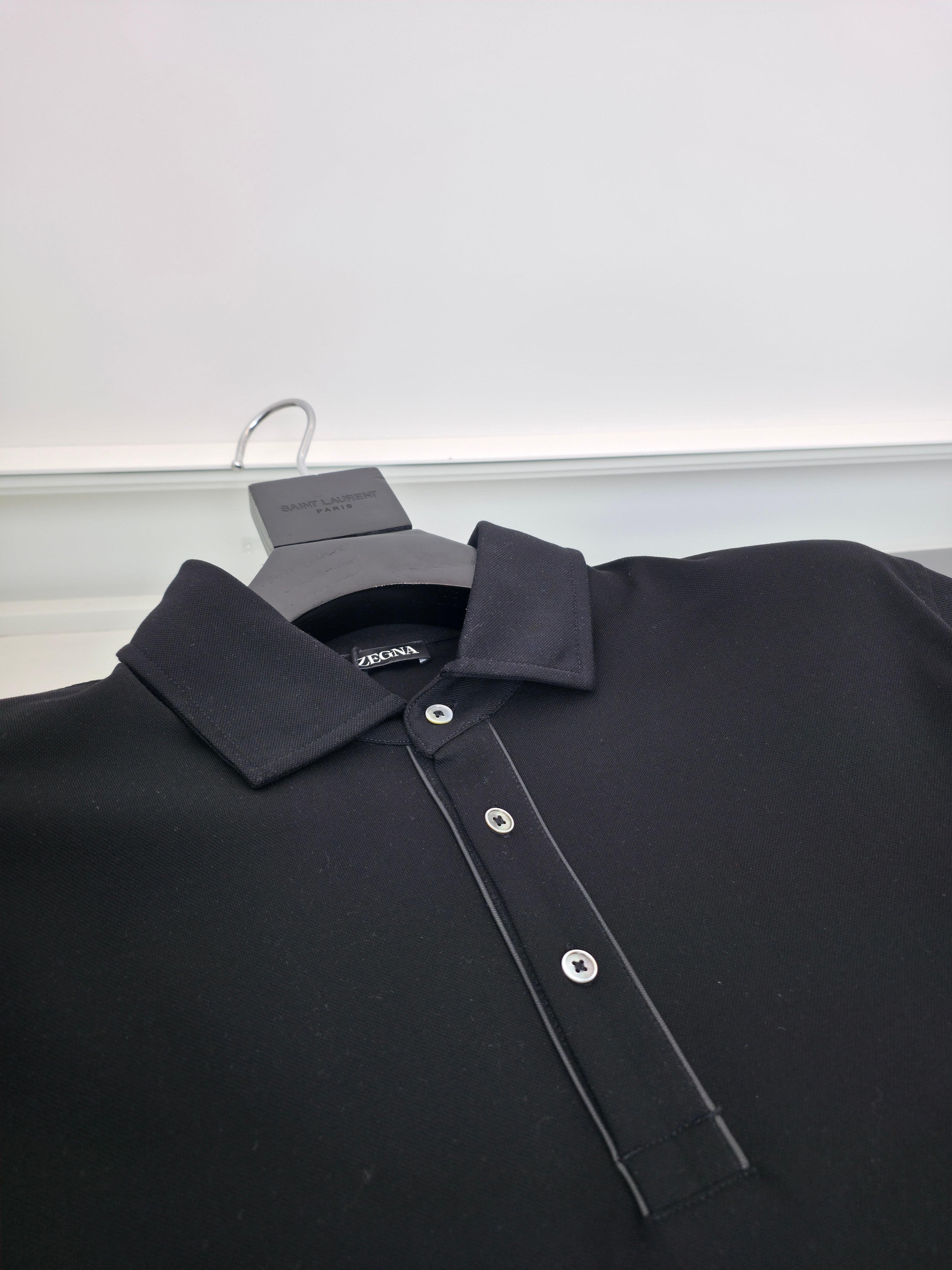 Grey, Black and White Polo