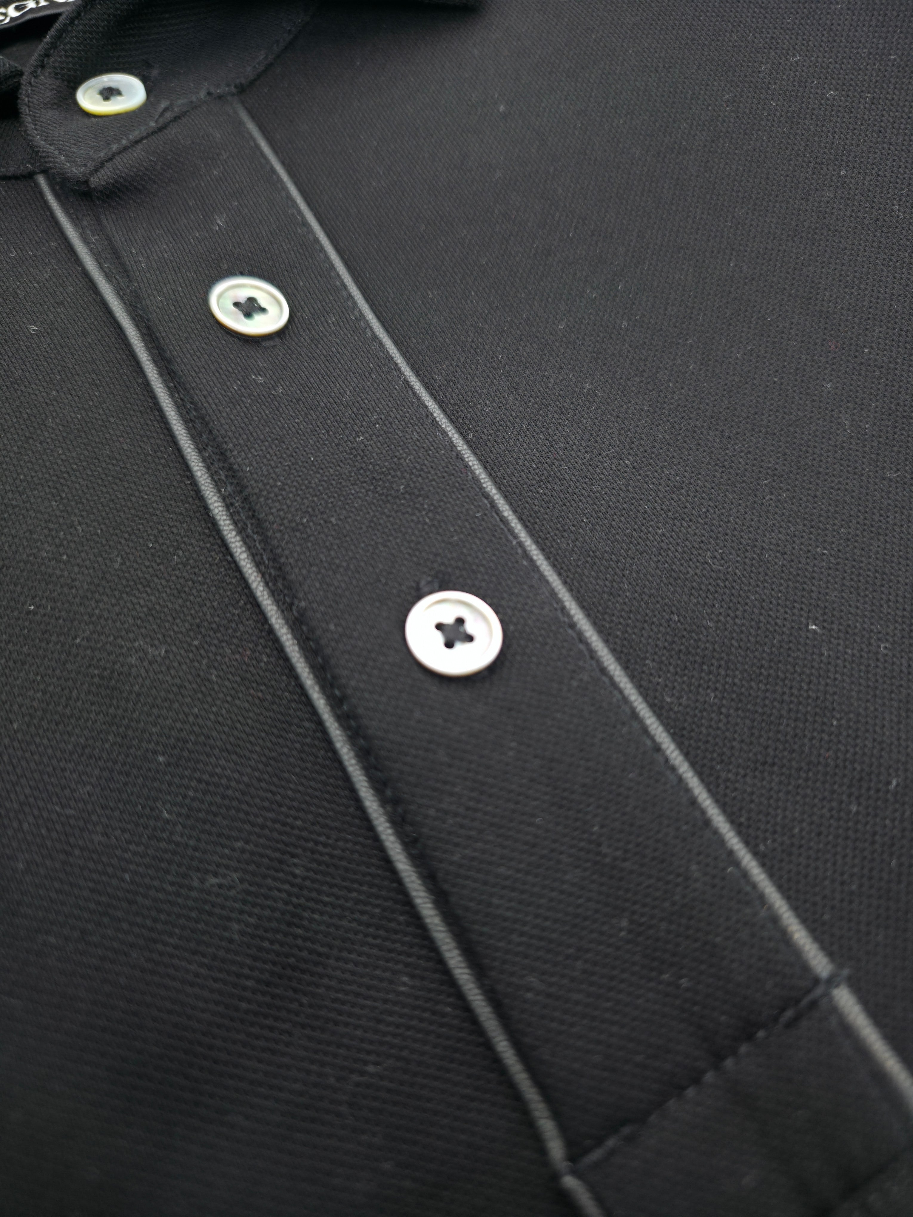 Grey, Black and White Polo