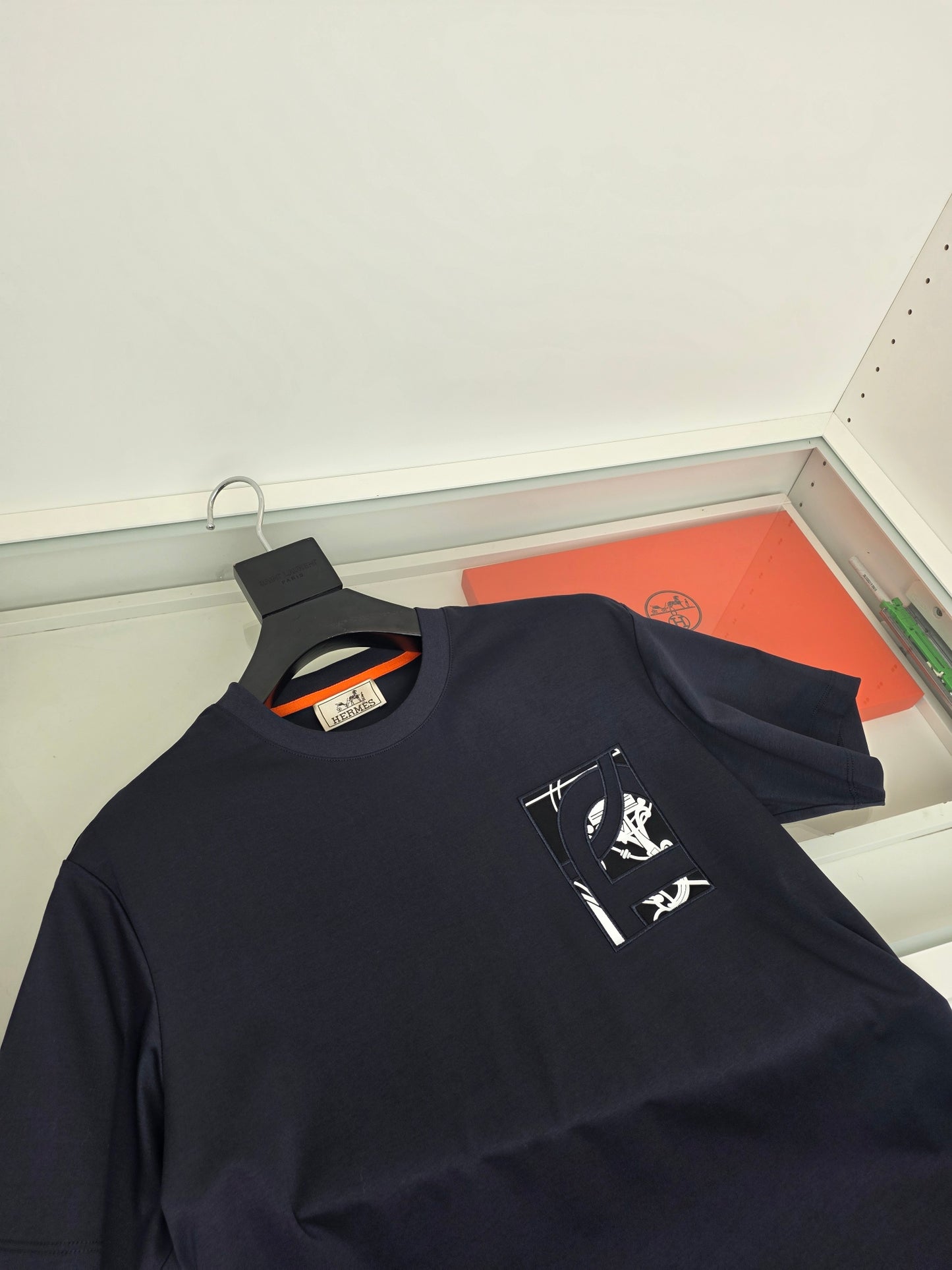 Black, Dark grey and Navy blue T-Shirt