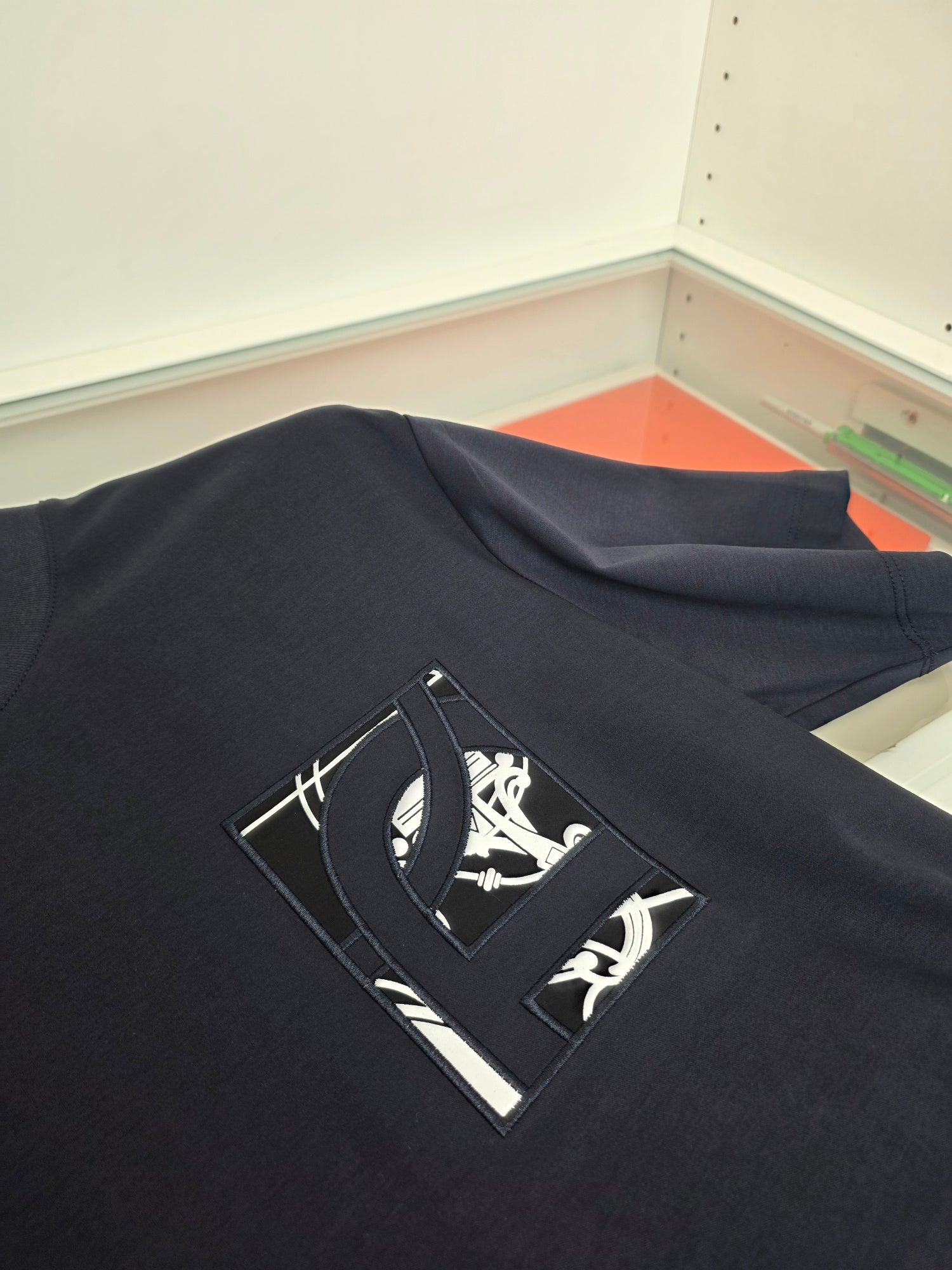 Black, Dark grey and Navy blue T-Shirt