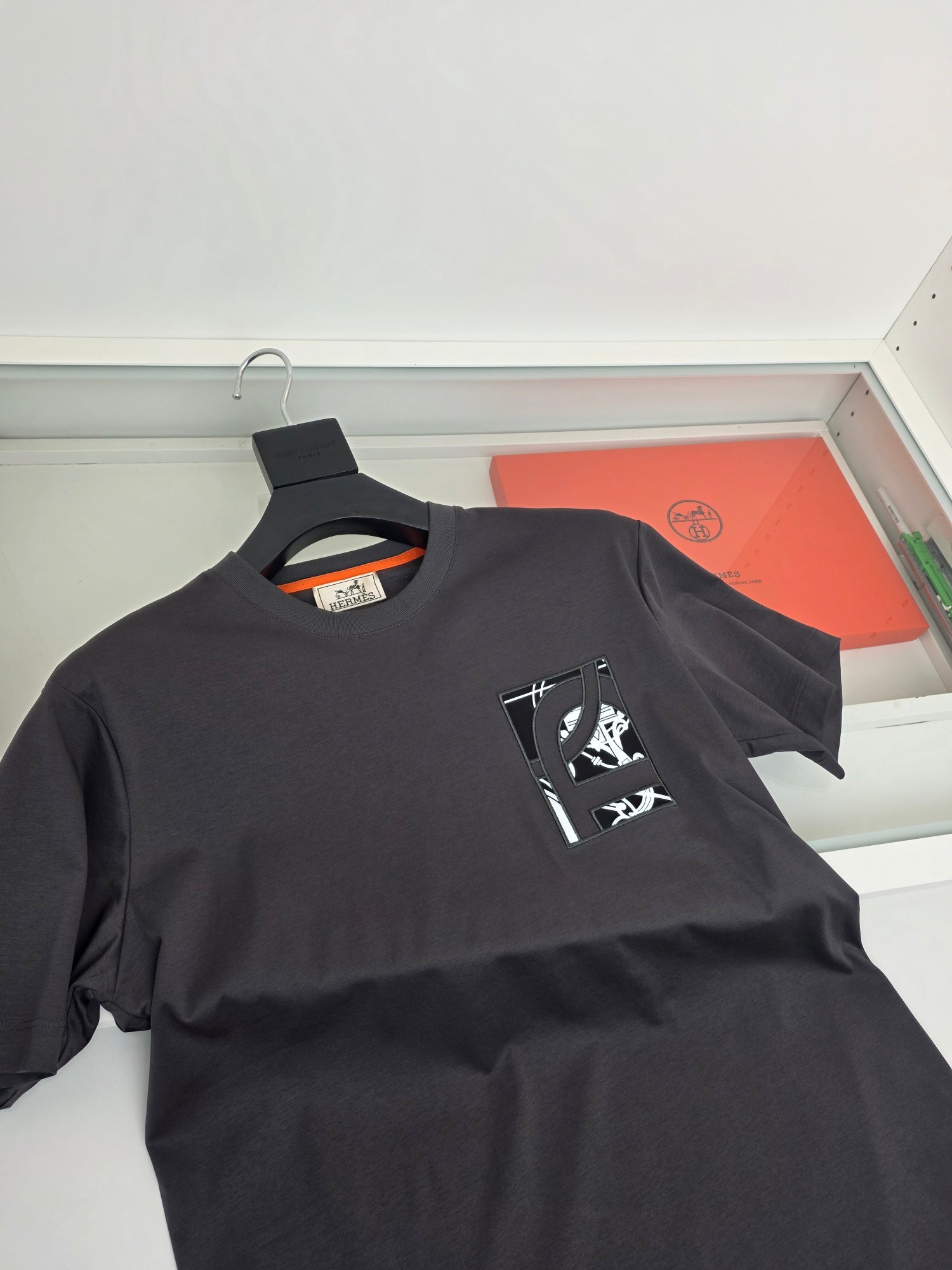 Black, Dark grey and Navy blue T-Shirt