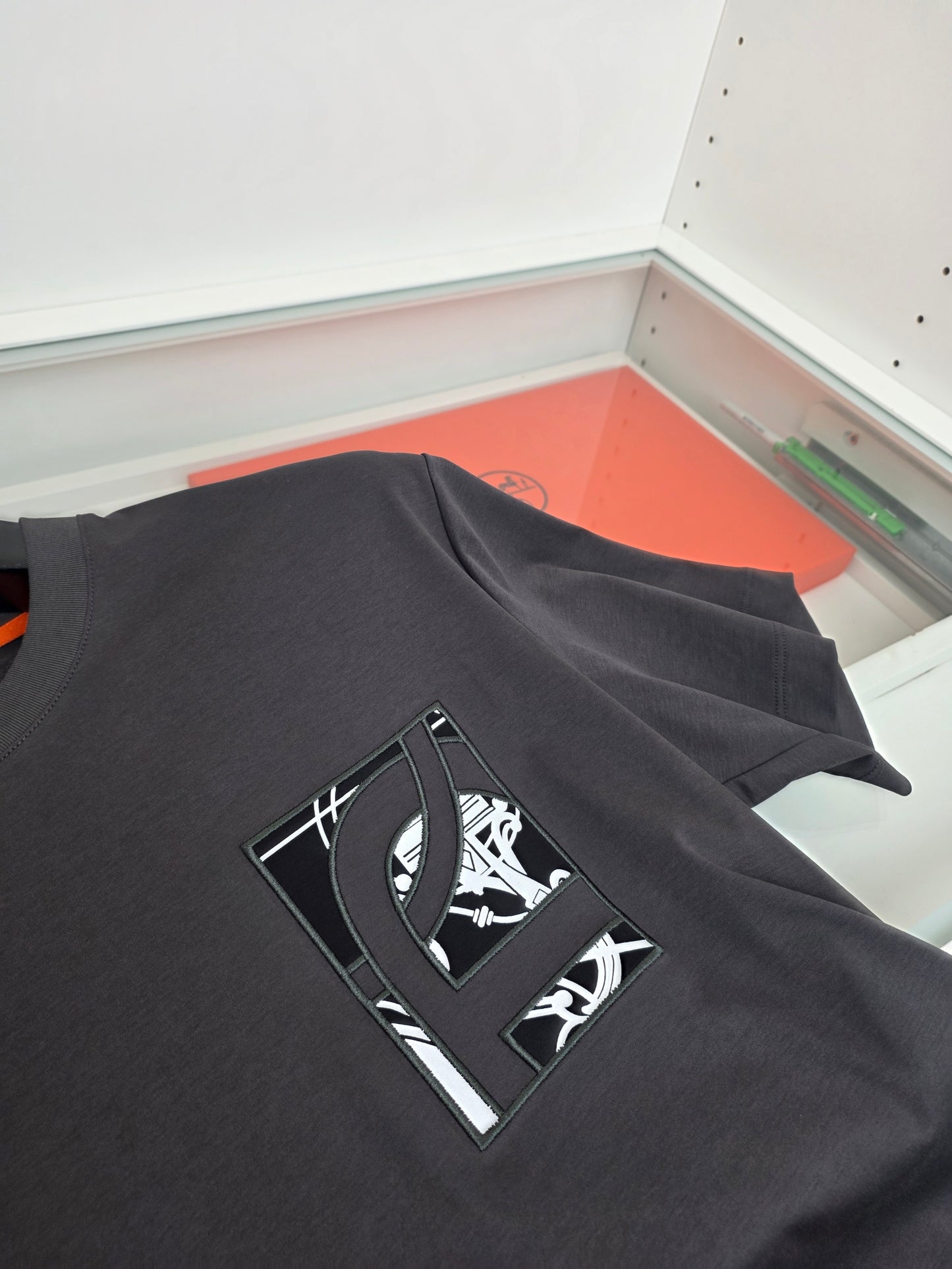 Black, Dark grey and Navy blue T-Shirt
