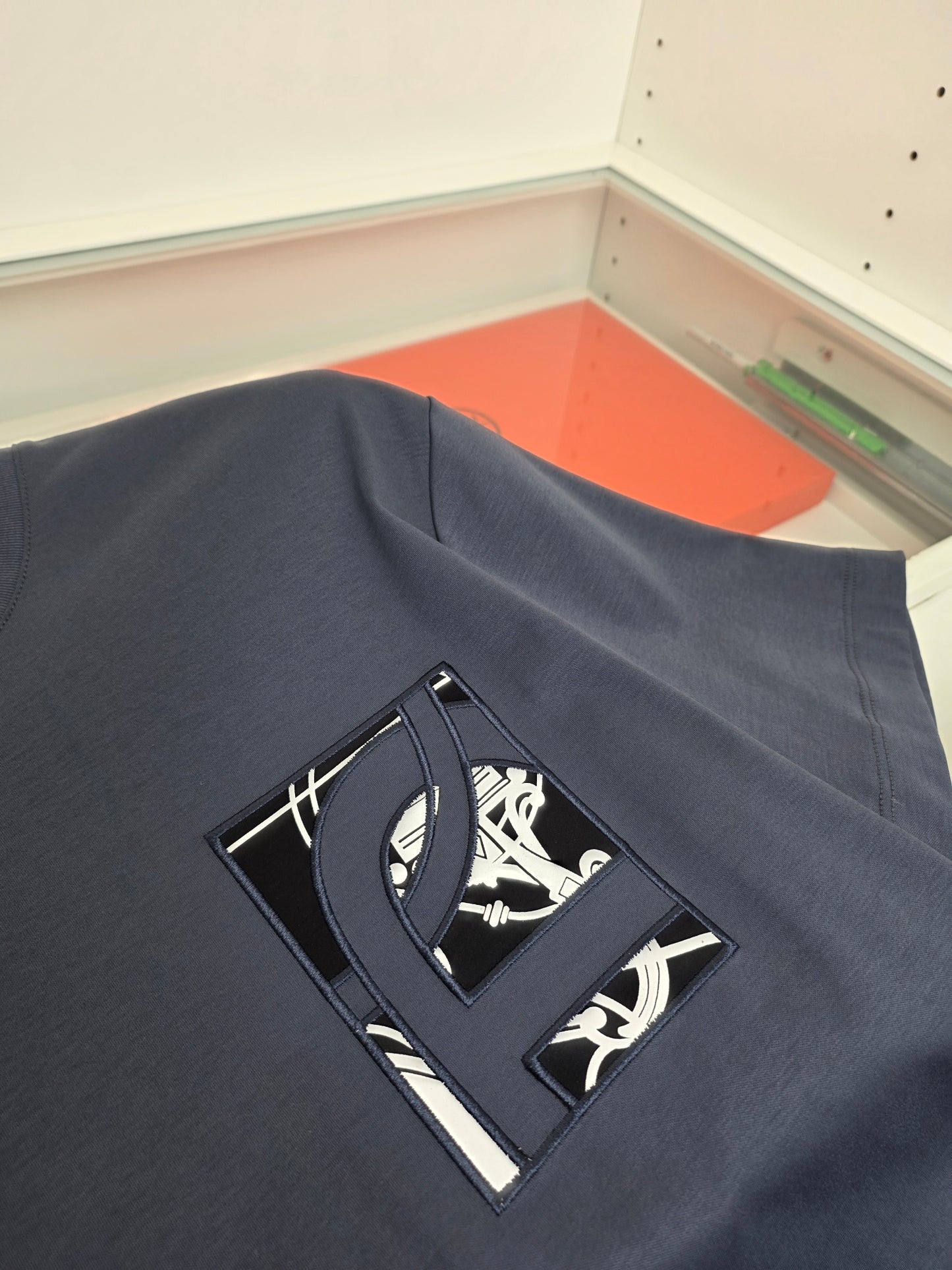 Black, Dark grey and Navy blue T-Shirt