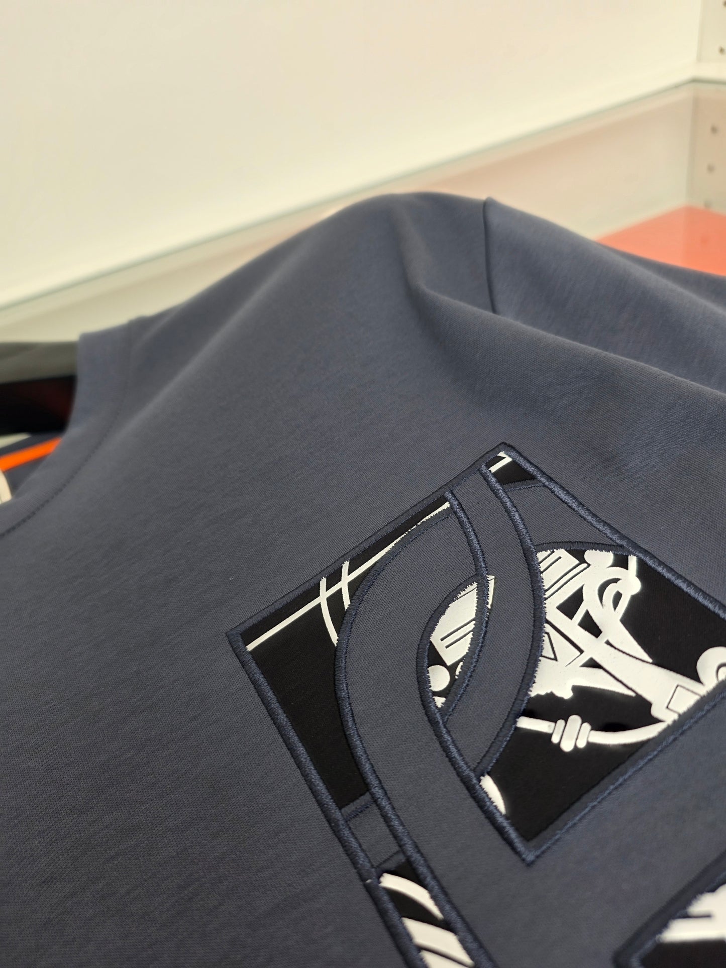 Black, Dark grey and Navy blue T-Shirt