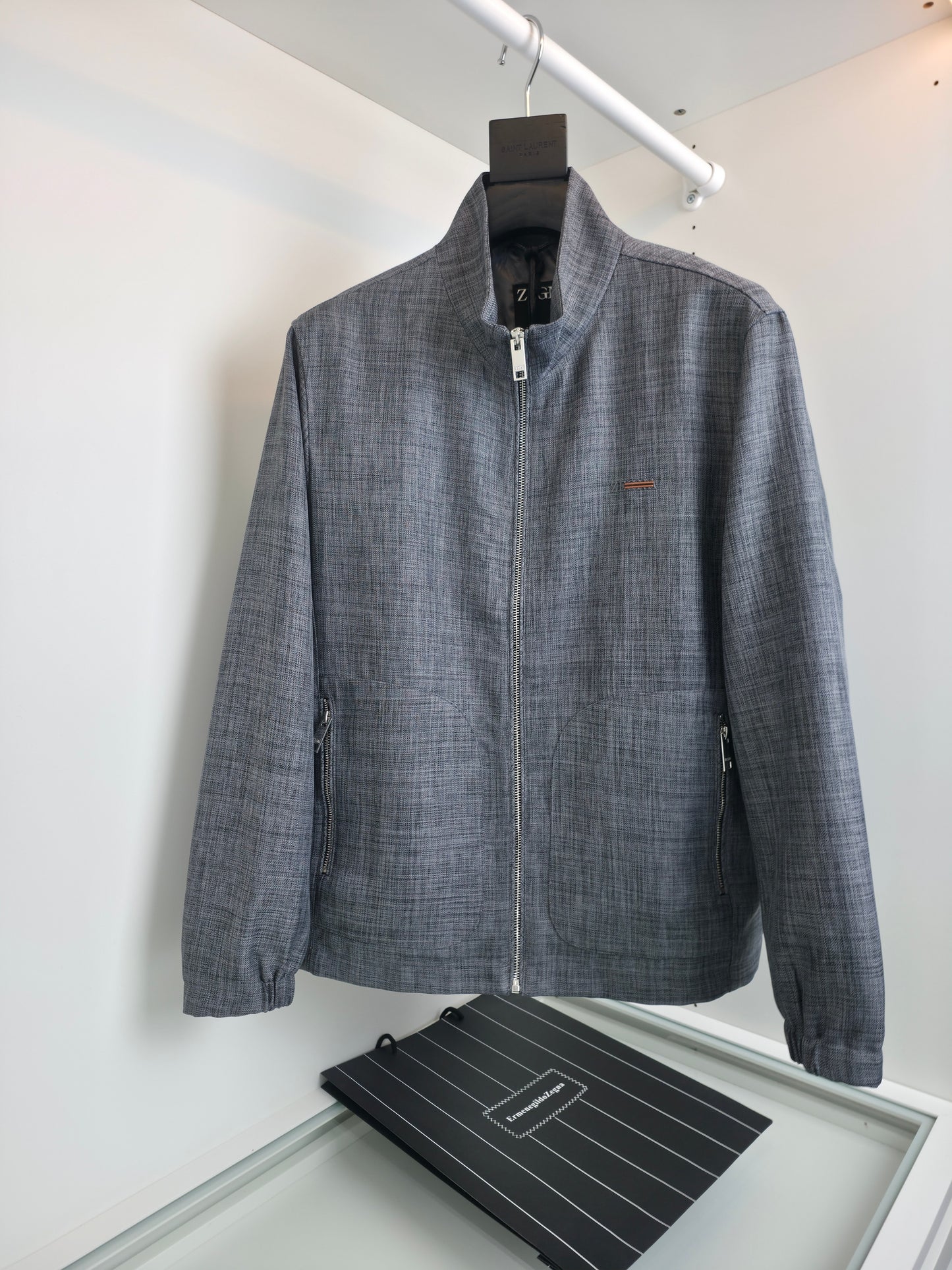 Dark grey, Light grey and Beige grey Jacket - FashionHype.xyz