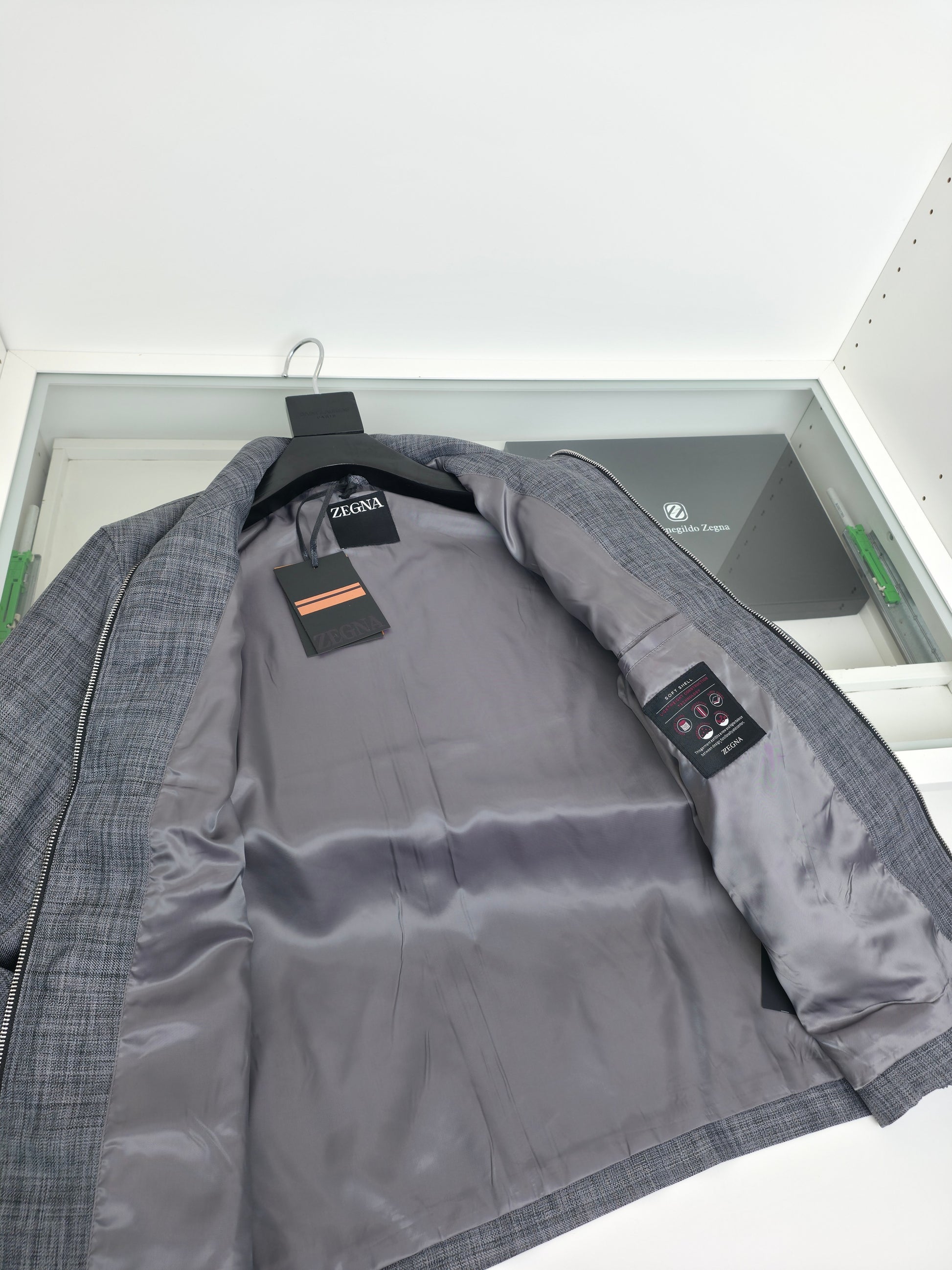 Dark grey, Light grey and Beige grey Jacket - FashionHype.xyz