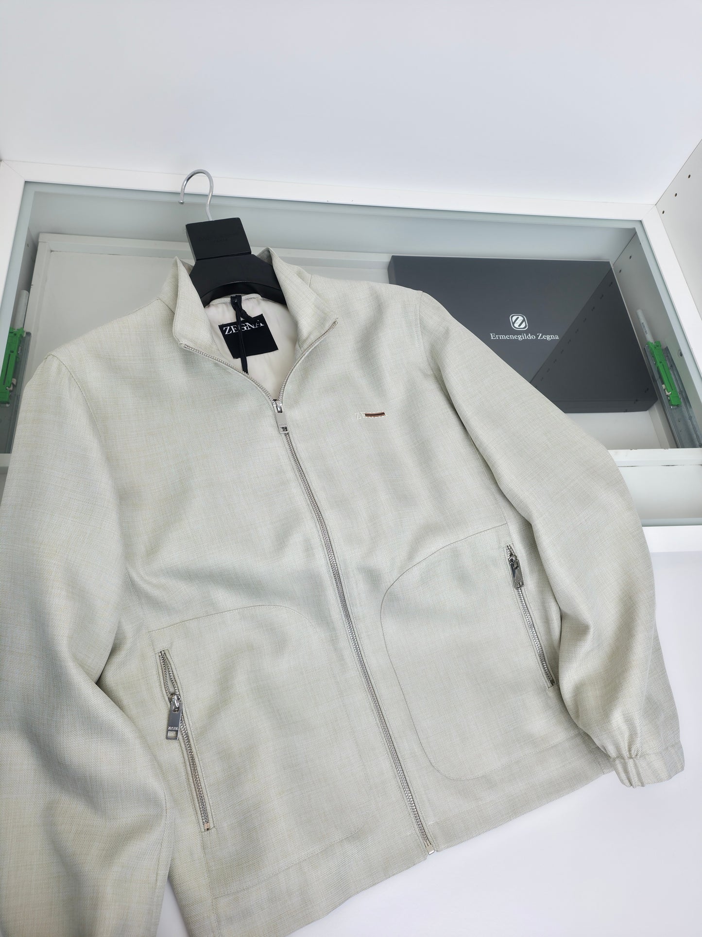 Dark grey, Light grey and Beige grey Jacket - FashionHype.xyz