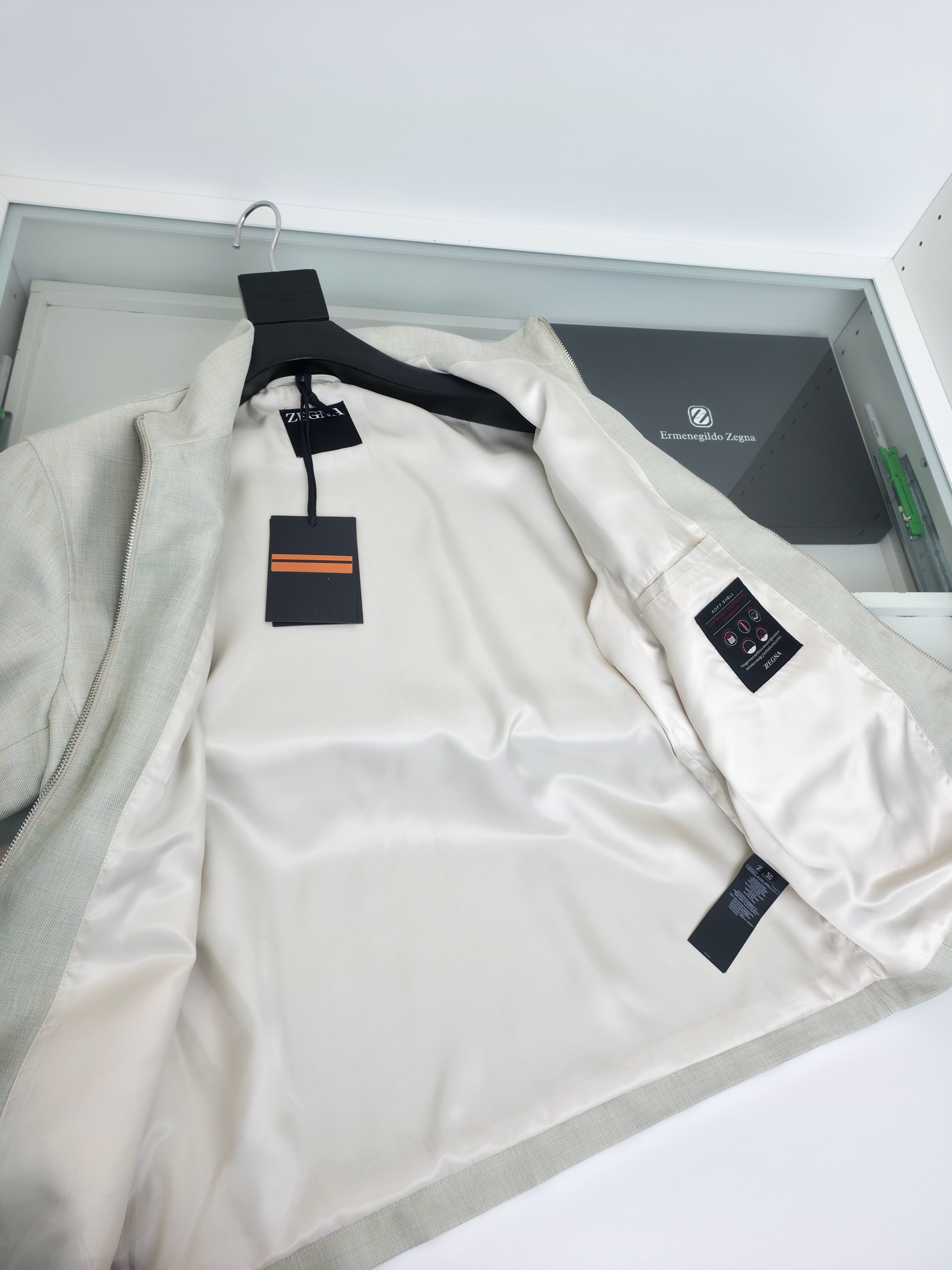 Dark grey, Light grey and Beige grey Jacket - FashionHype.xyz