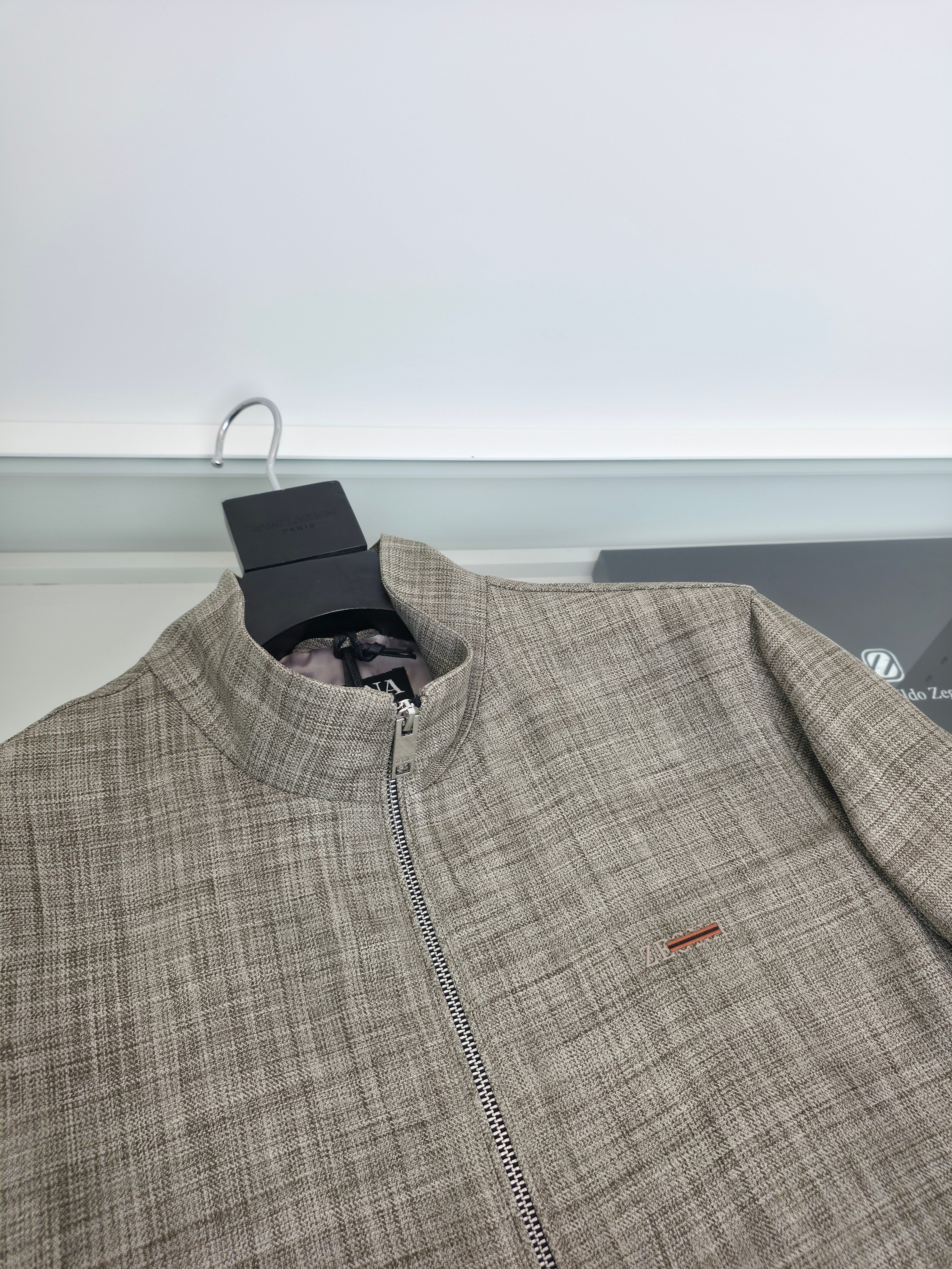 Dark grey, Light grey and Beige grey Jacket - FashionHype.xyz