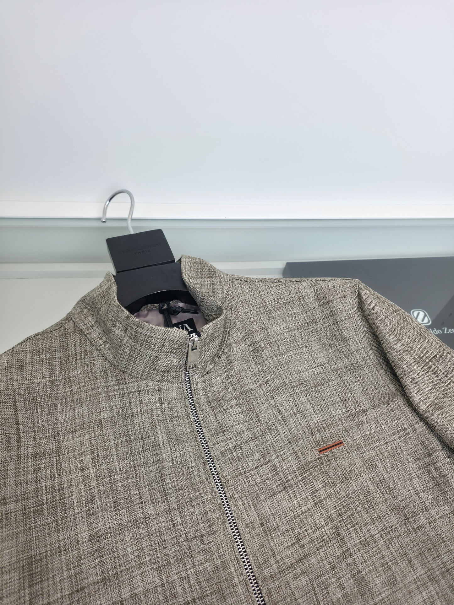 Dark grey, Light grey and Beige grey Jacket - FashionHype.xyz