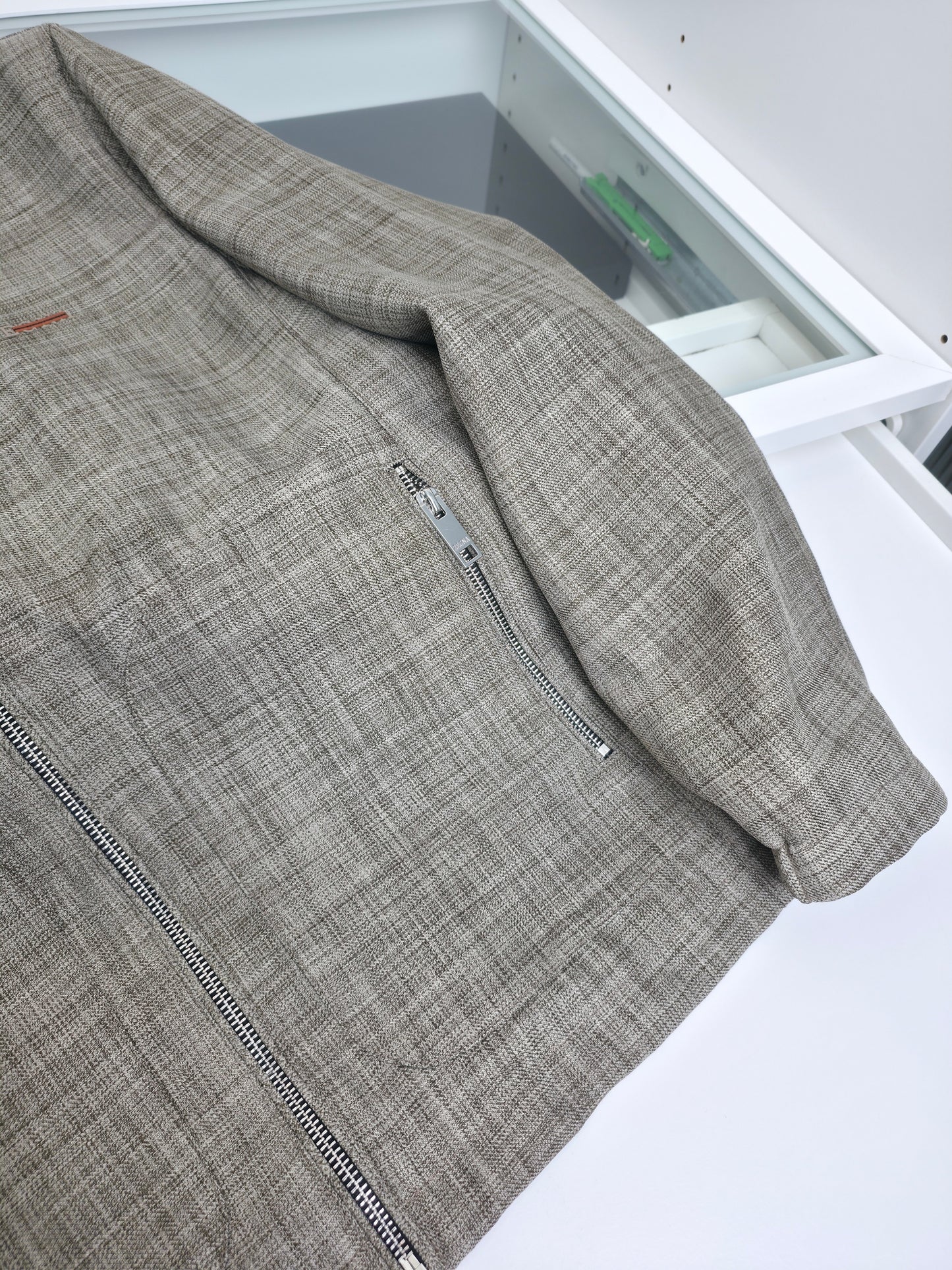 Dark grey, Light grey and Beige grey Jacket - FashionHype.xyz