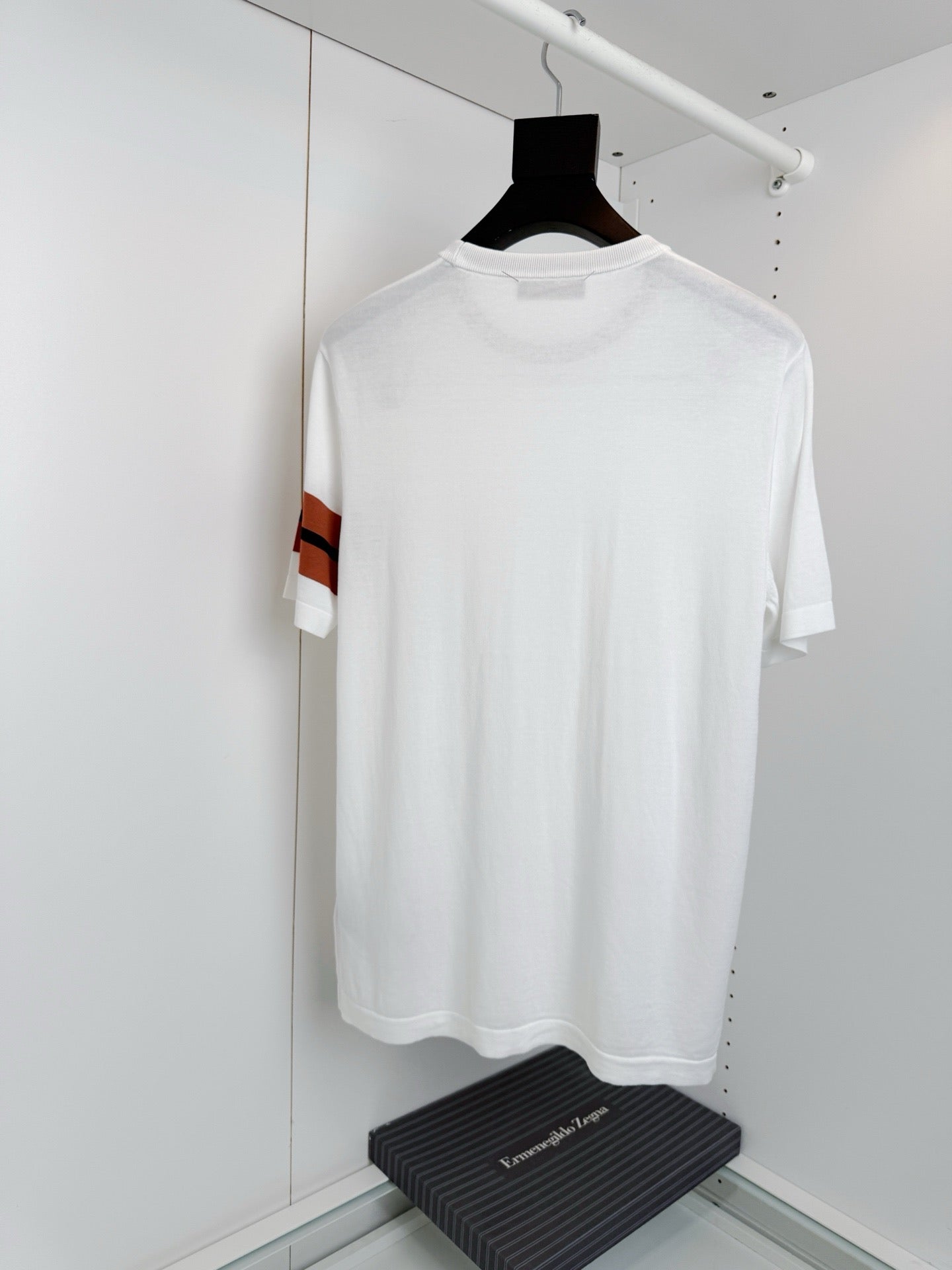 Navy blue, White and Black T-Shirt