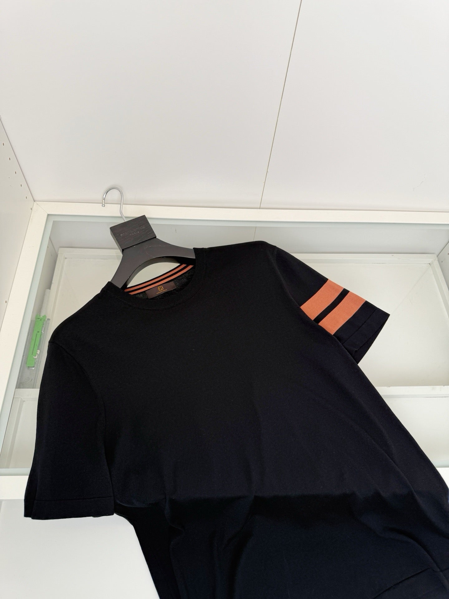 Navy blue, White and Black T-Shirt