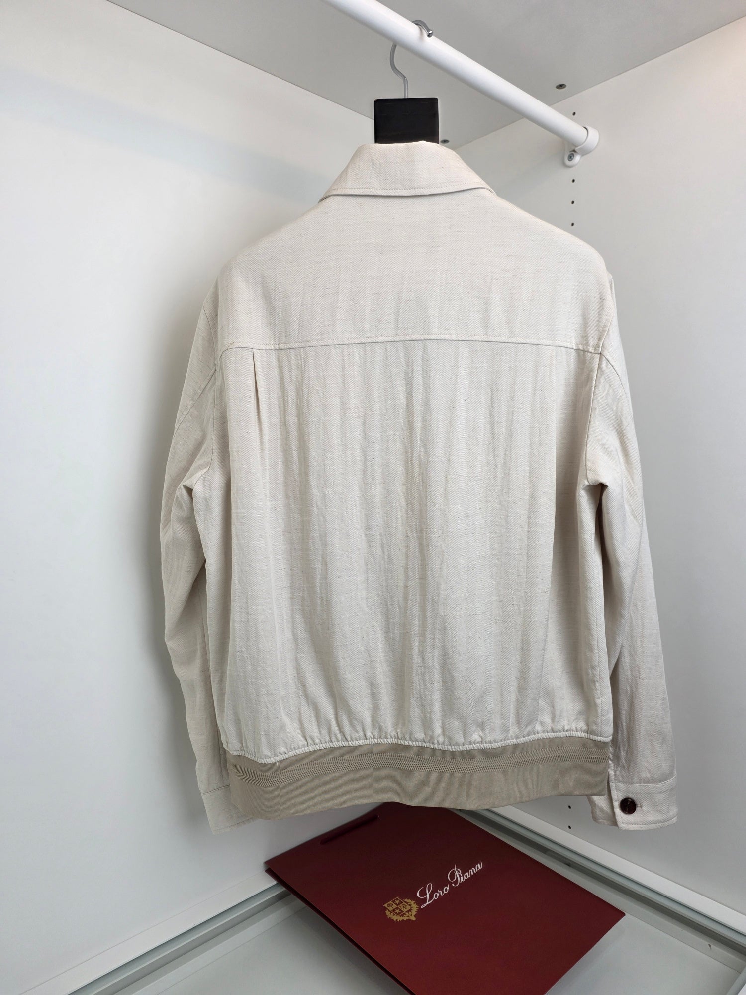 Off-white, Beige and Light grey Jacket