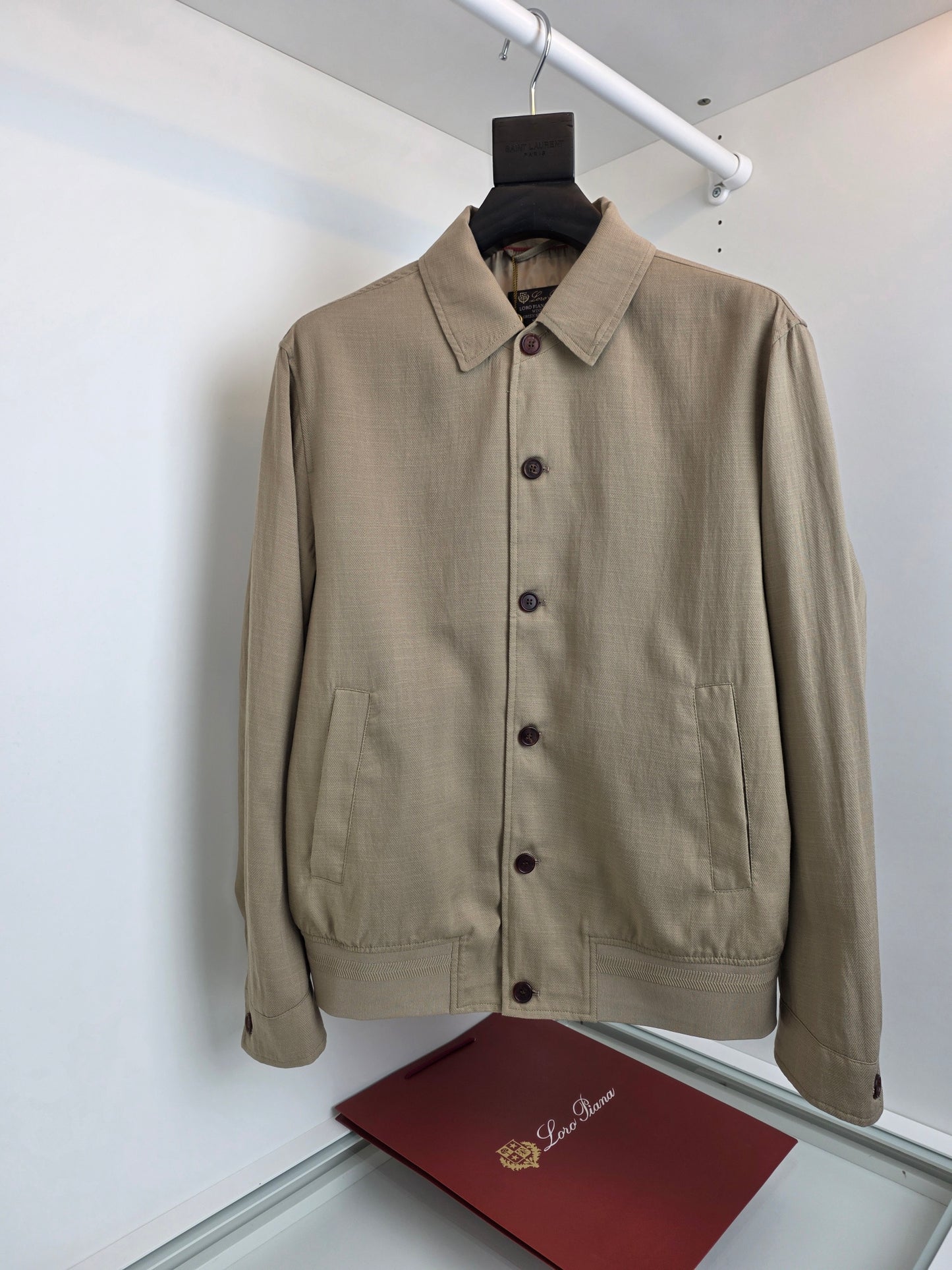 Off-white, Beige and Light grey Jacket