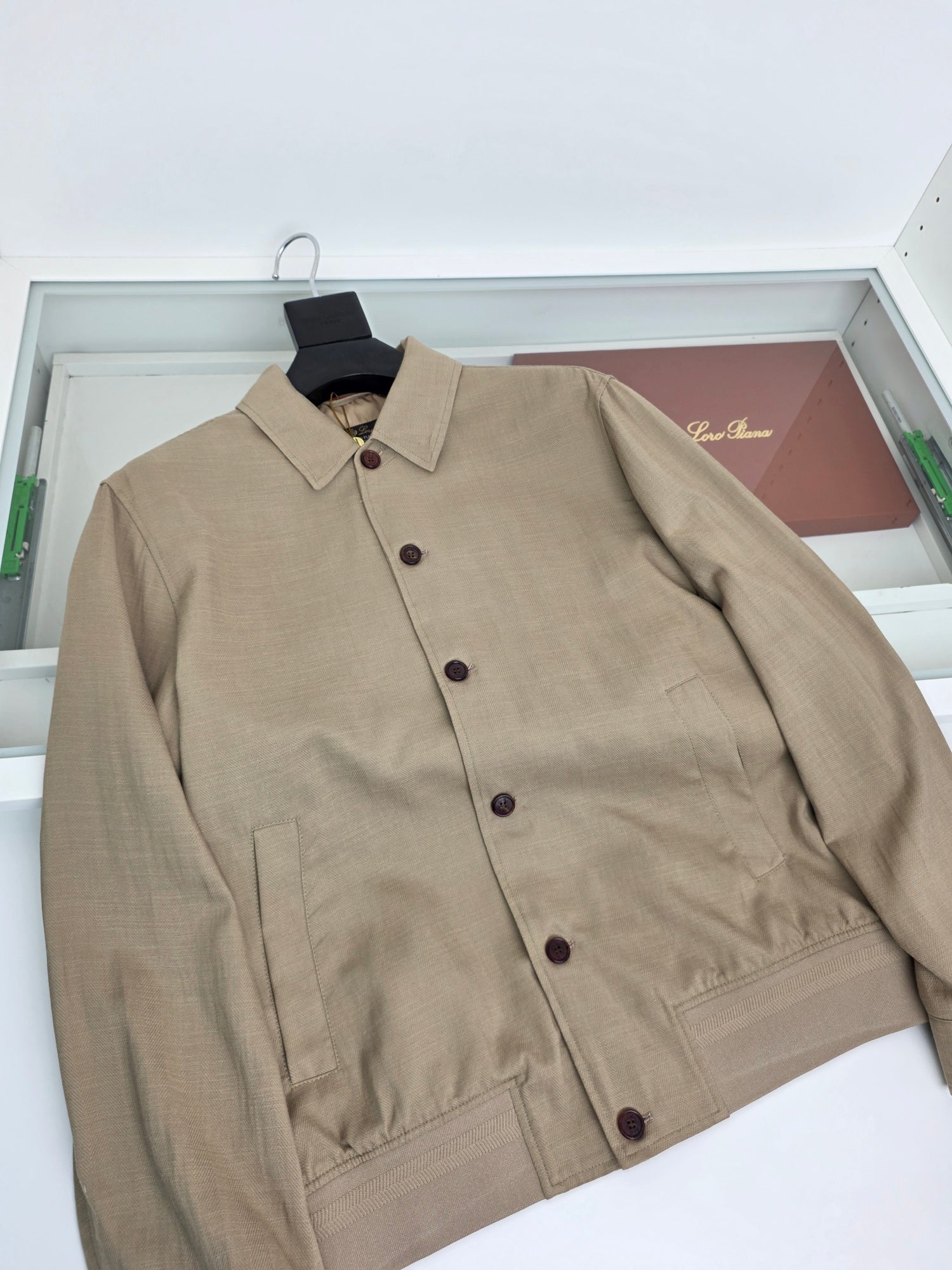 Off-white, Beige and Light grey Jacket