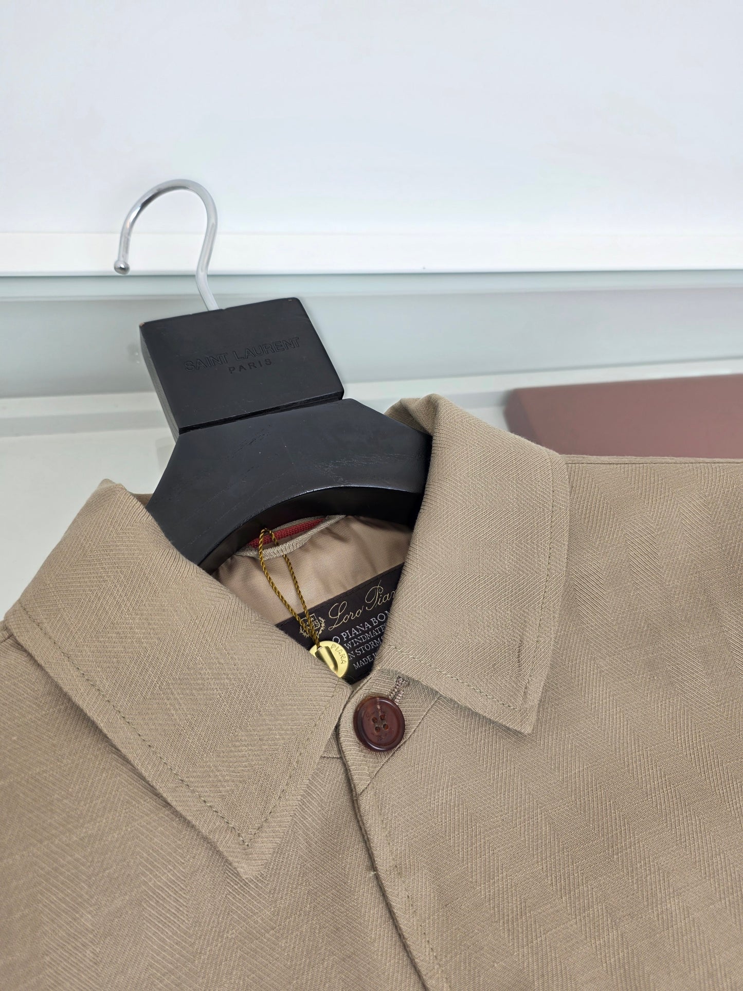 Off-white, Beige and Light grey Jacket