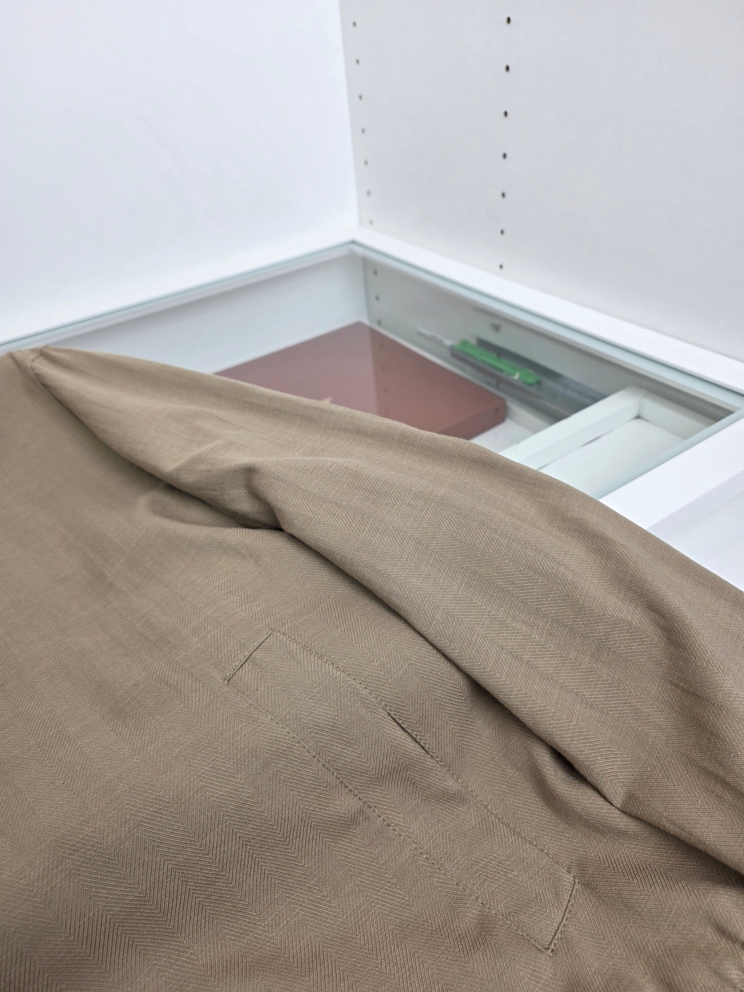 Off-white, Beige and Light grey Jacket