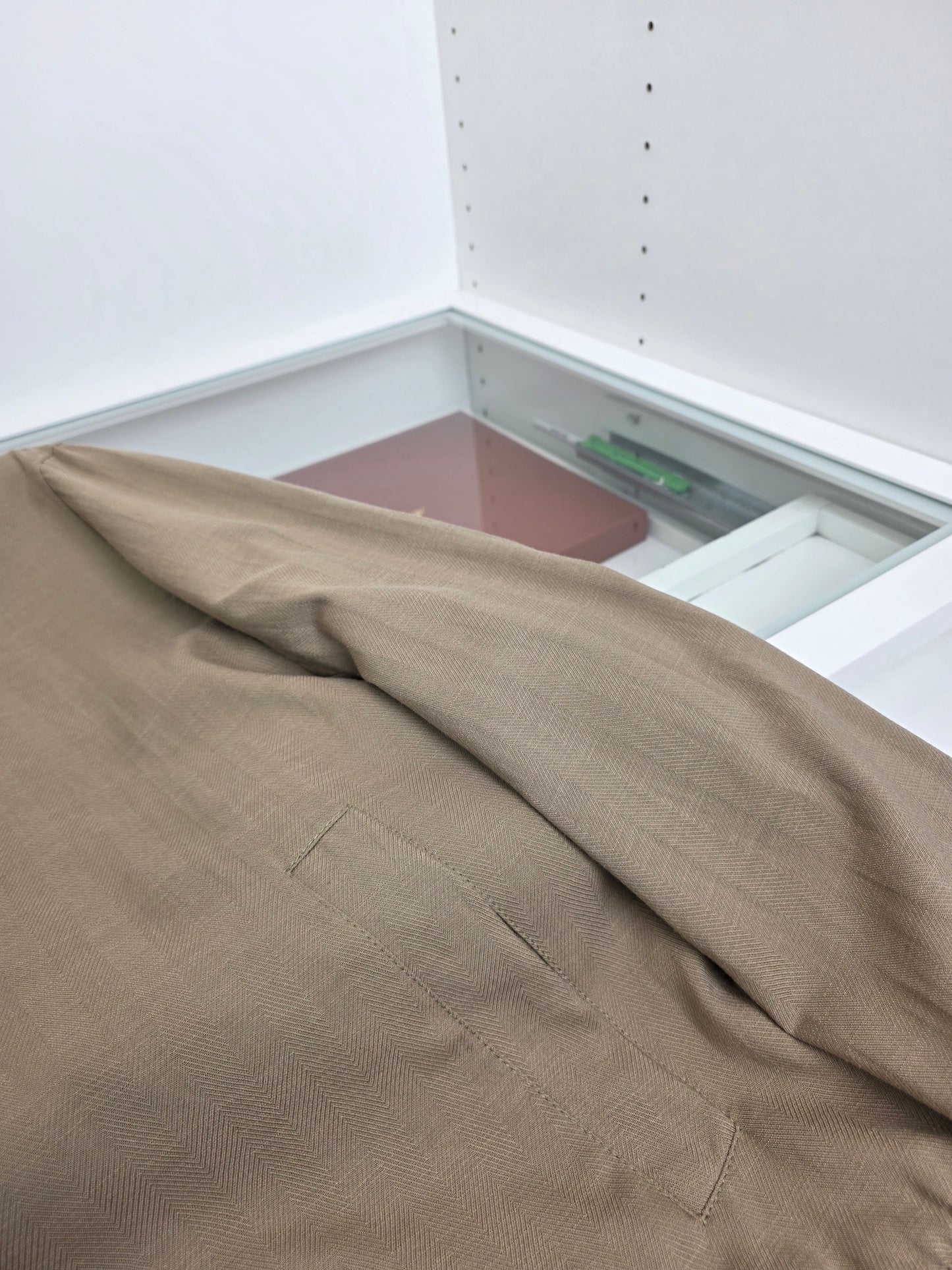 Off-white, Beige and Light grey Jacket