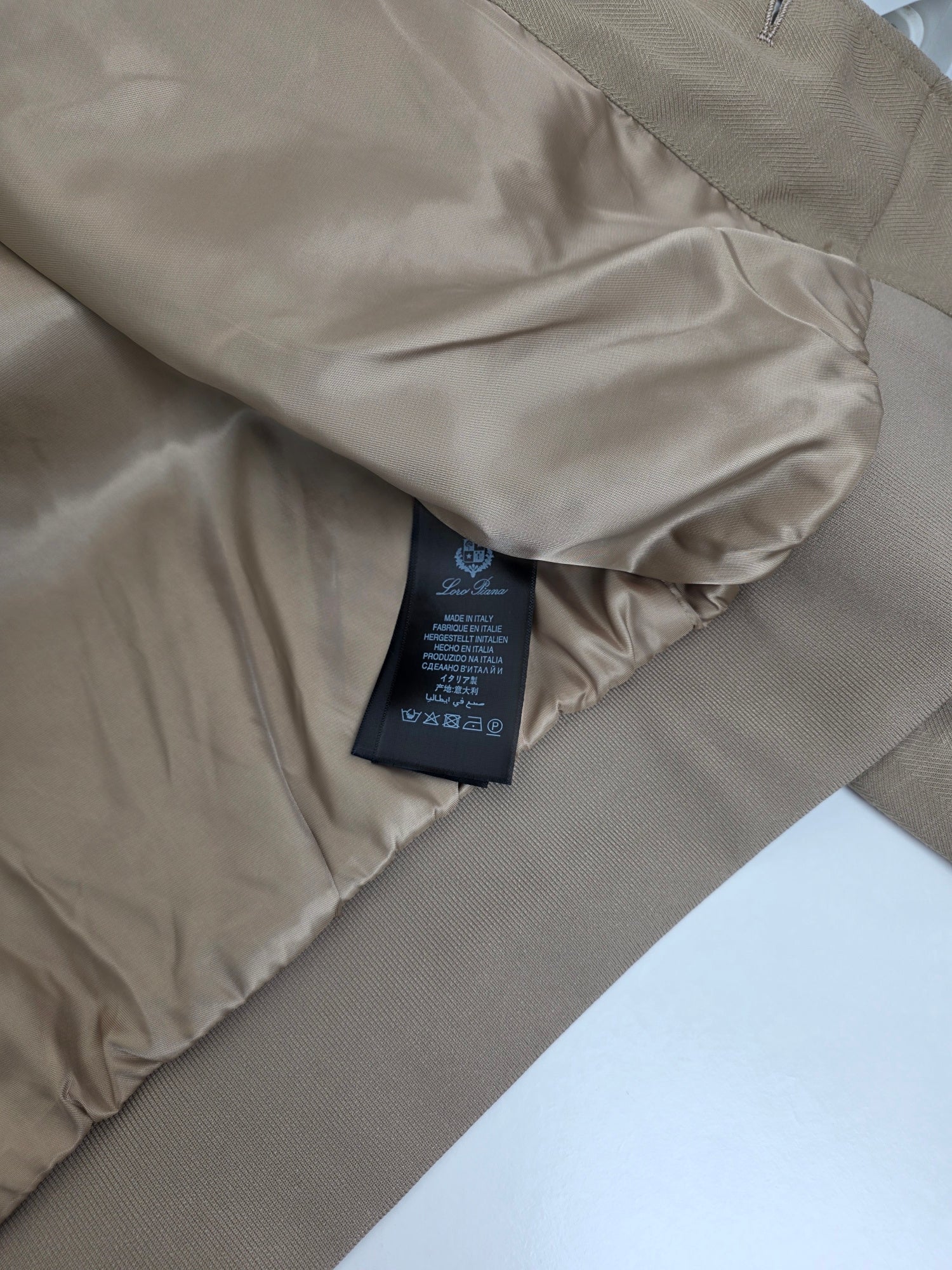 Off-white, Beige and Light grey Jacket