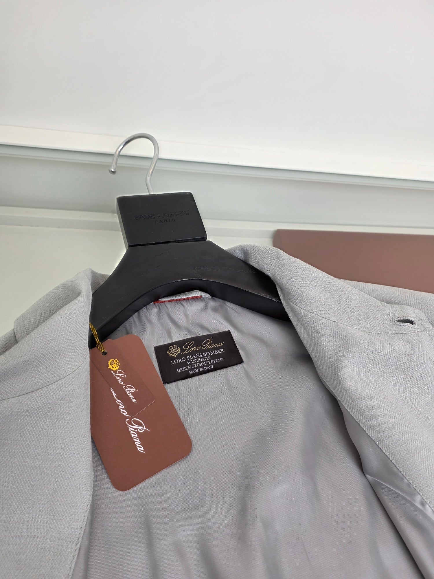 Off-white, Beige and Light grey Jacket